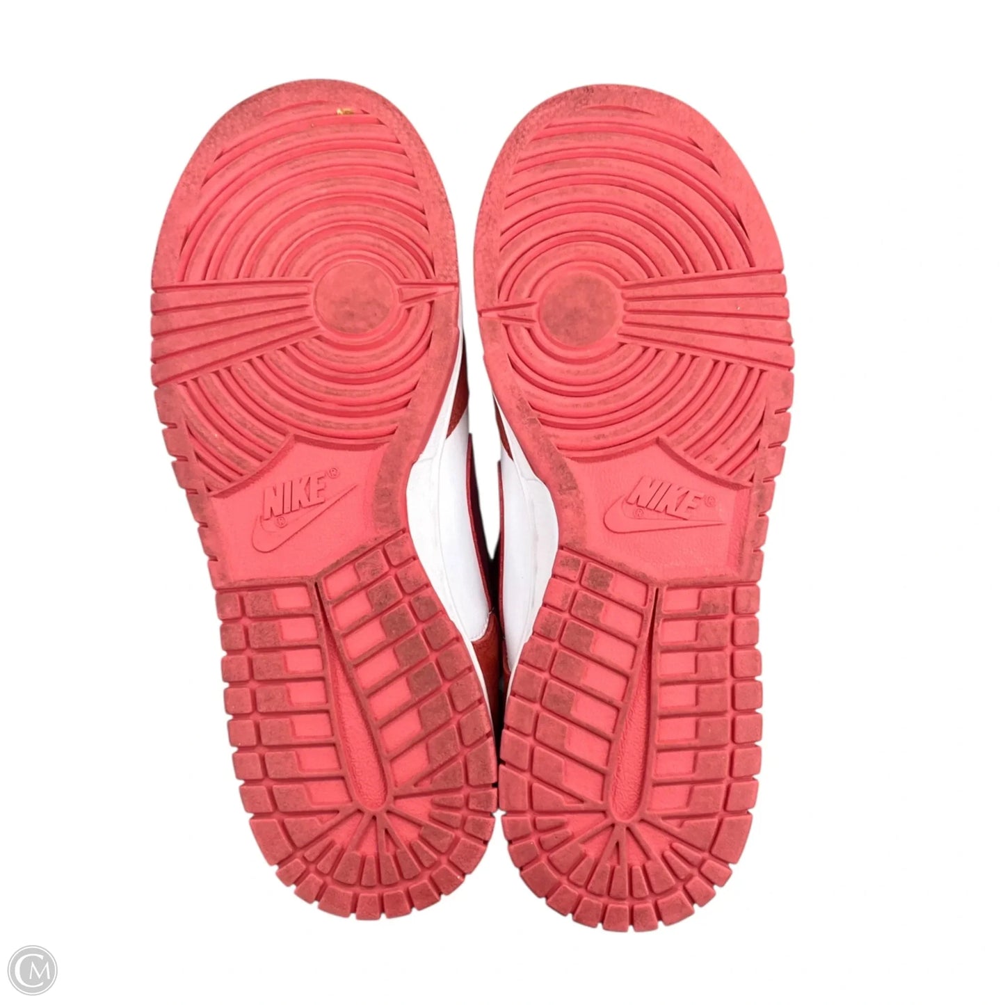 Shoes Sneakers By Nike In Red & White, Size: 10