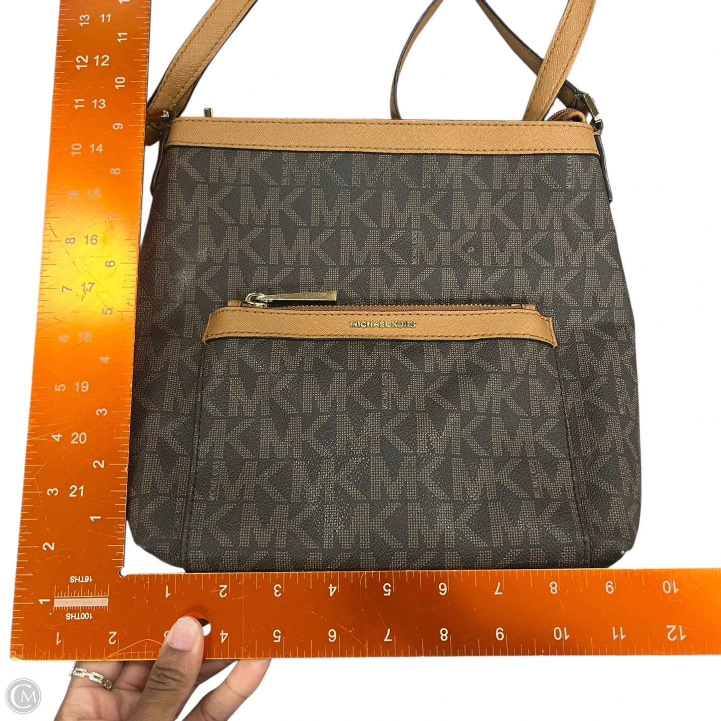 Crossbody Designer By Michael Kors, Size: Medium