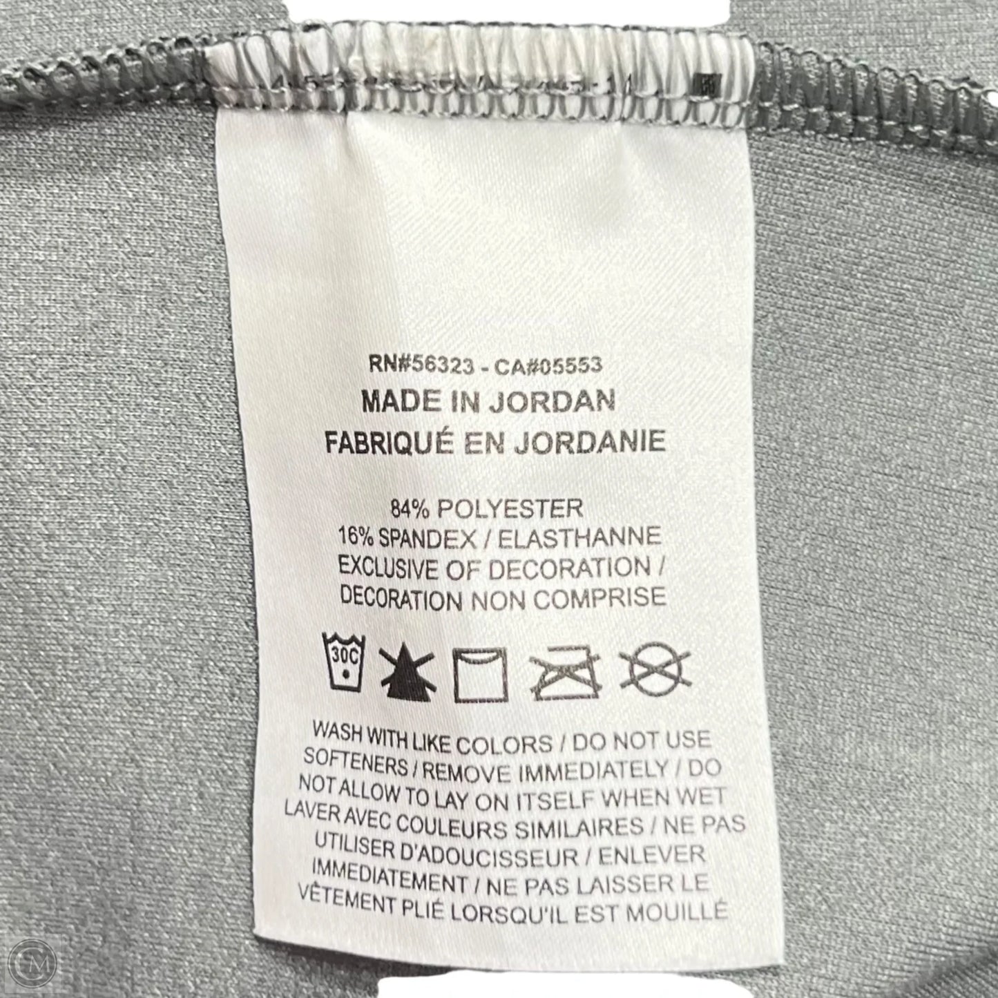 Athletic Sweatshirt Collar By Nike In Black & Grey, Size: Xl