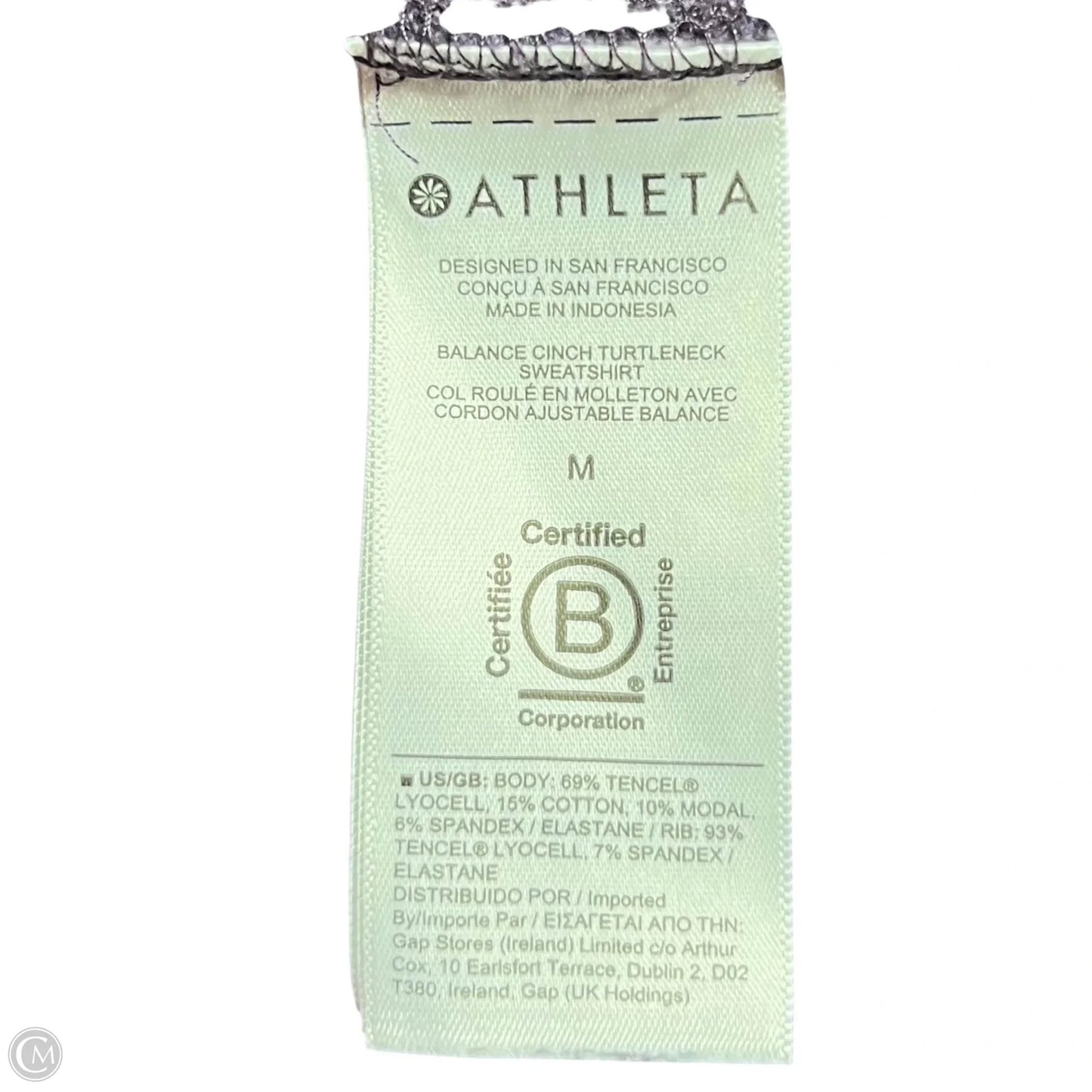 Athletic Sweatshirt Collar By Athleta In Purple, Size: M
