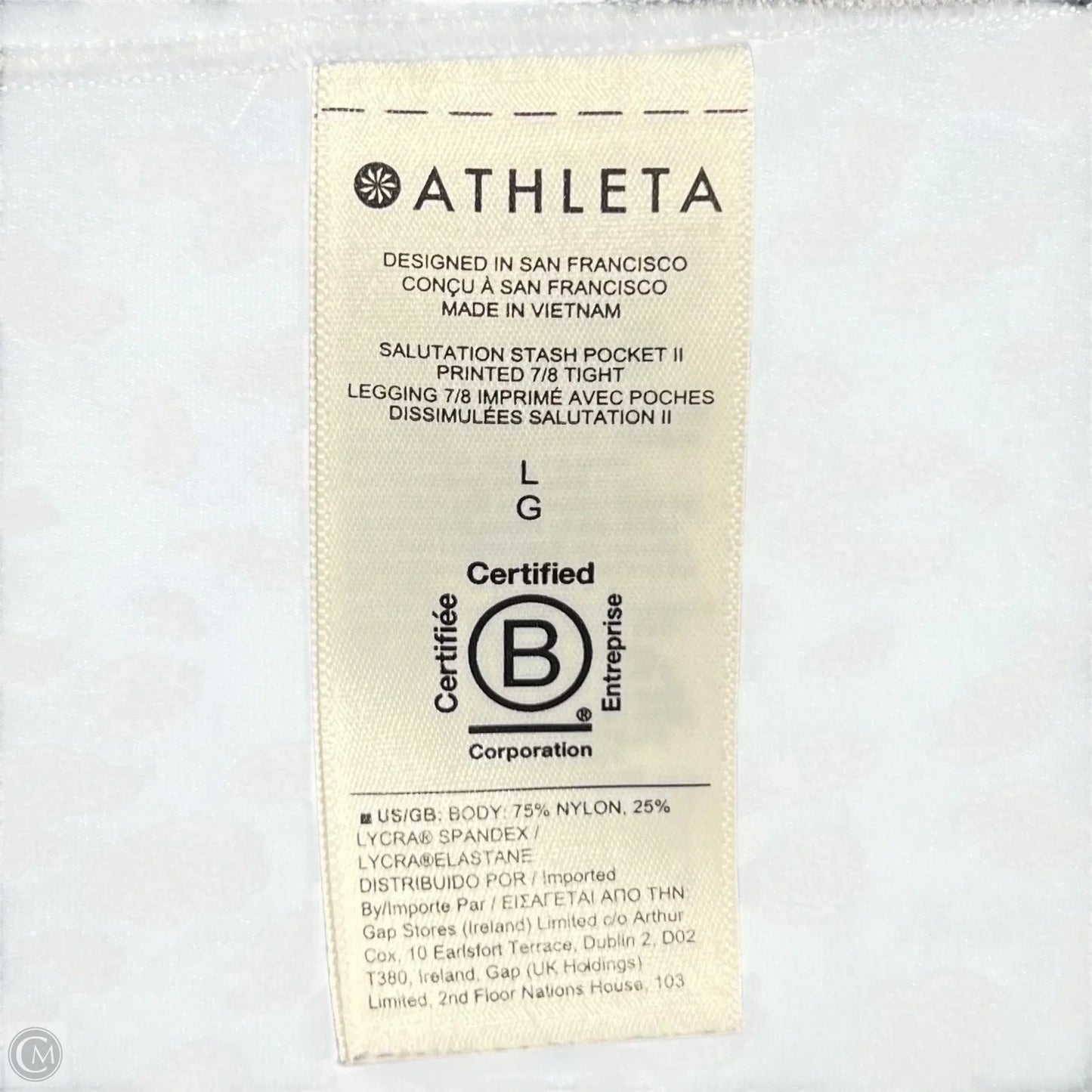 Athletic Leggings Capris By Athleta In Blue, Size: L