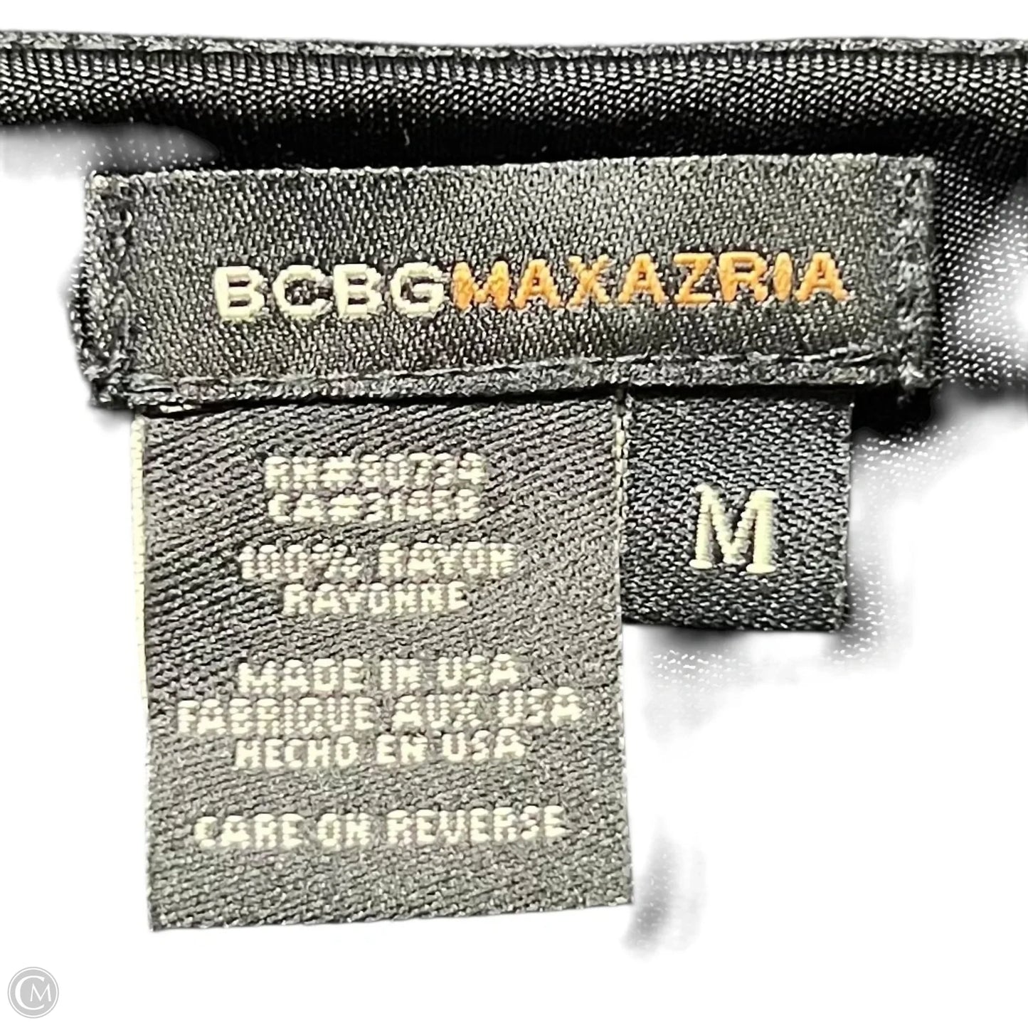 Dress Party Midi By Bcbgmaxazria In Black, Size: M
