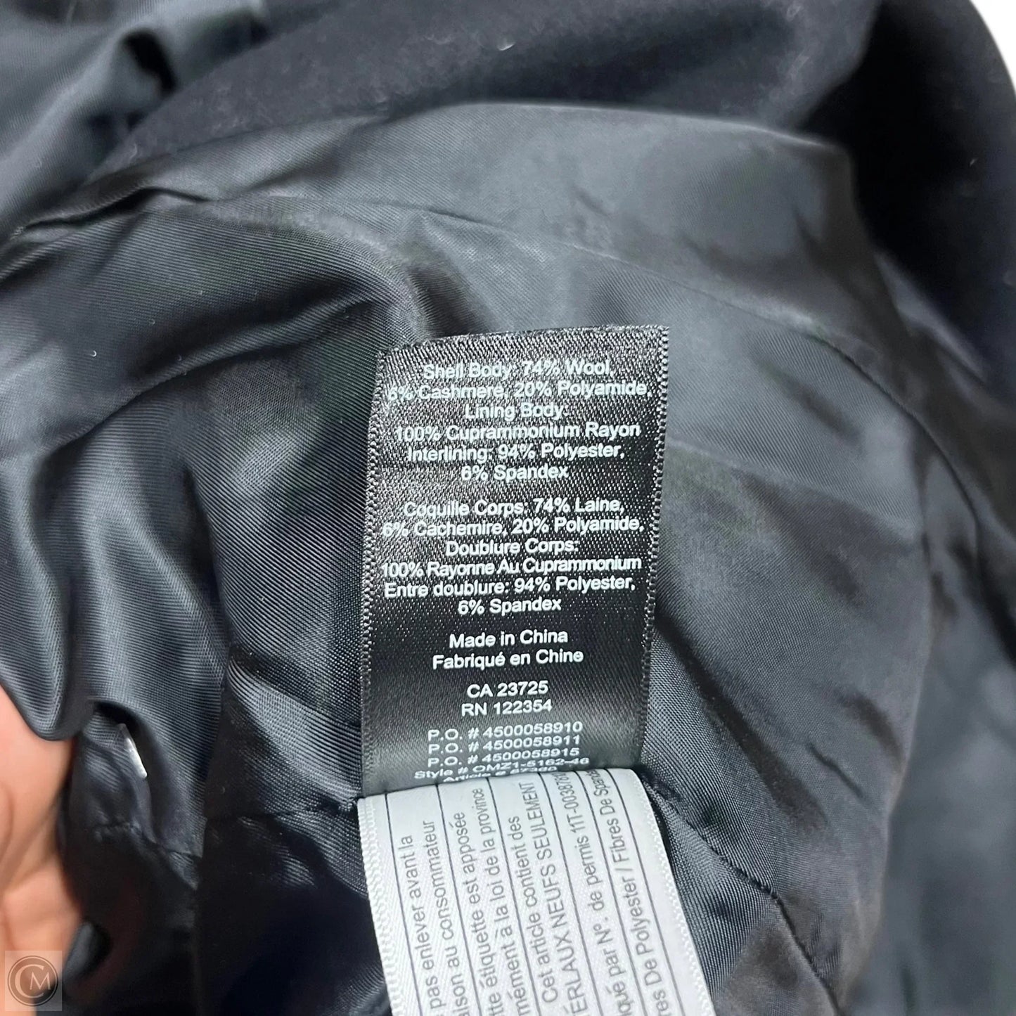 Coat Peacoat By Babaton In Black, Size: Xxs