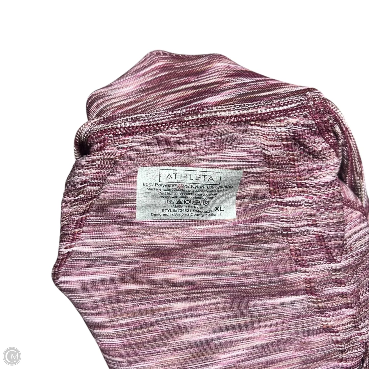 Athletic Top Long Sleeve Crewneck By Athleta In Purple, Size: Xl