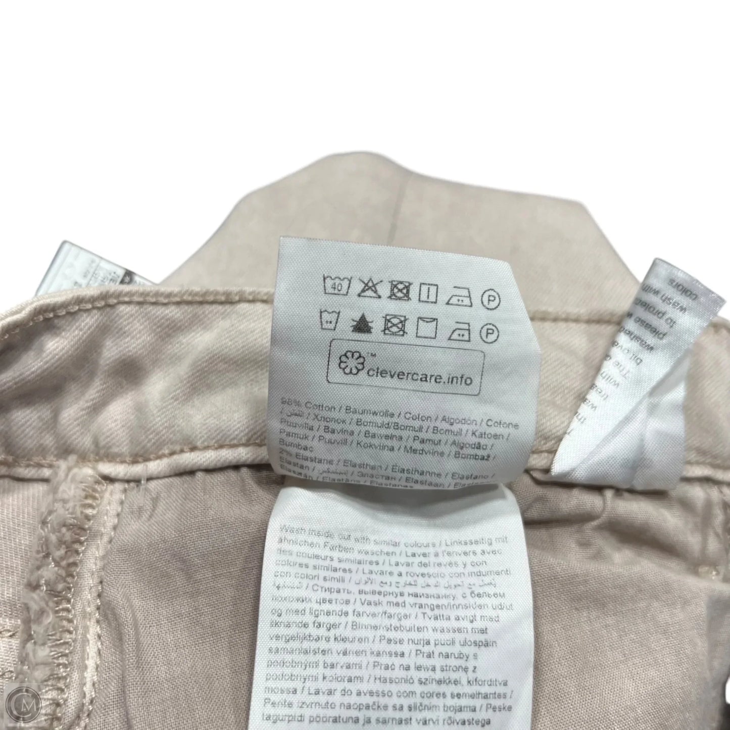 Jeans Wide Leg By Ichi Denim In Tan Denim, Size: 12