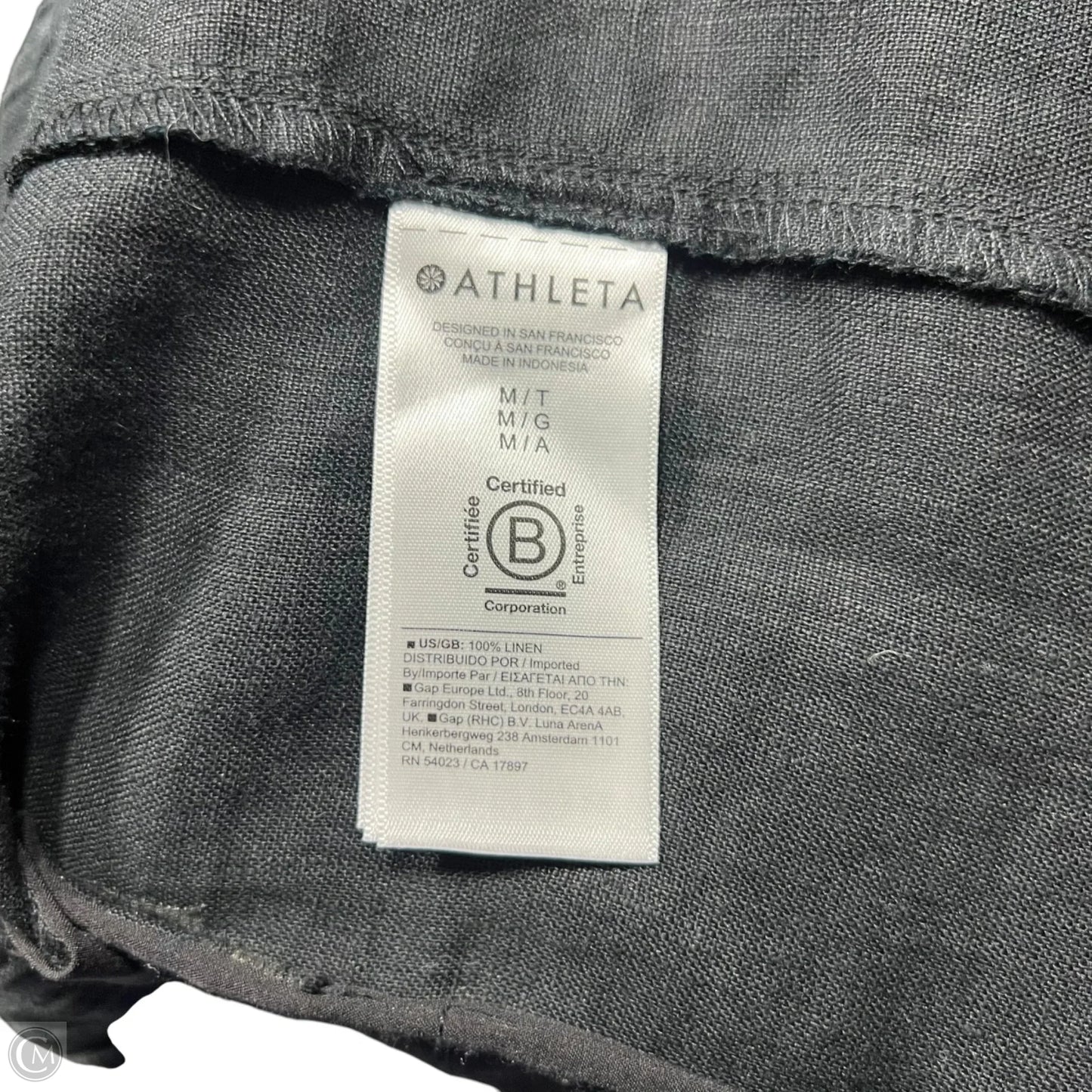 Pants Linen By Athleta In Black, Size: 8