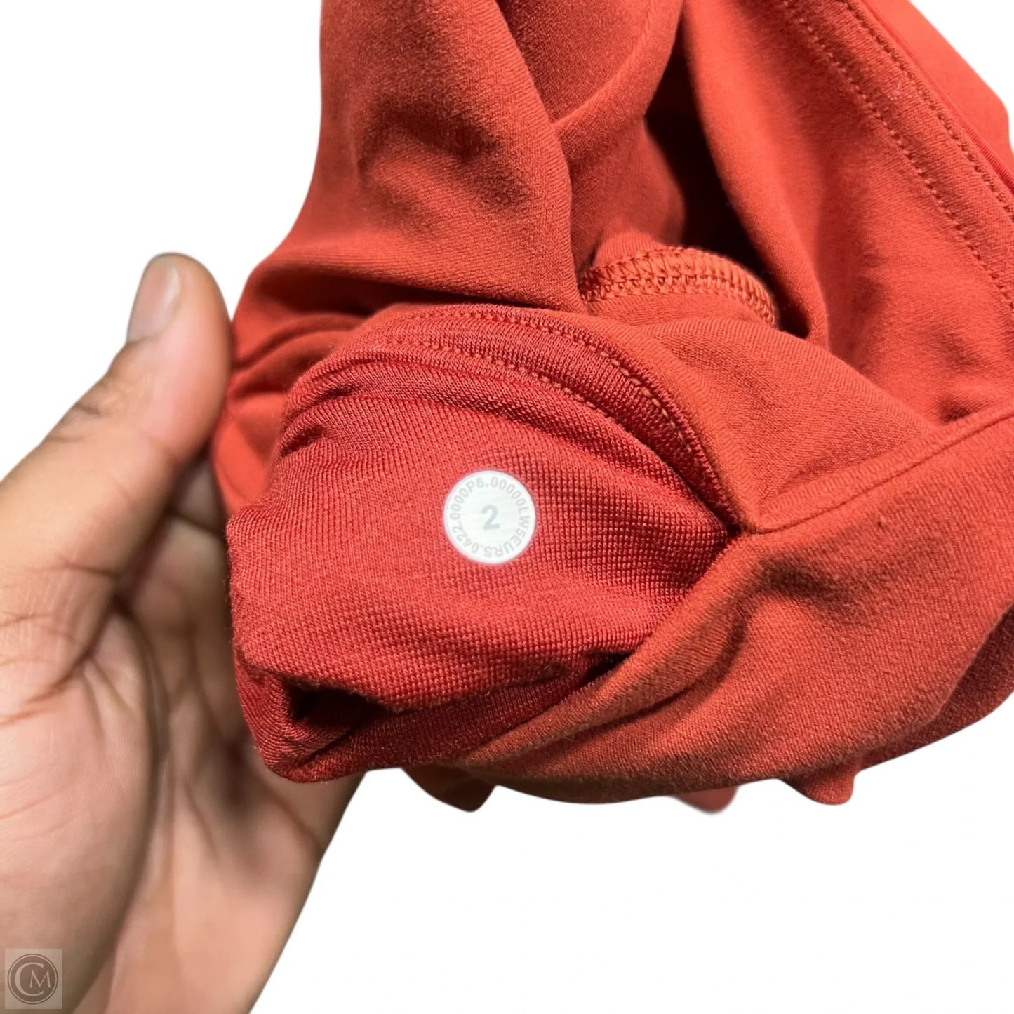 Athletic Leggings By Lululemon In Orange, Size: 2