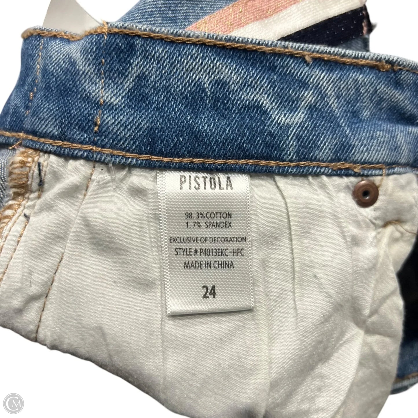 Shorts By Pistola In Blue Denim, Size: 0