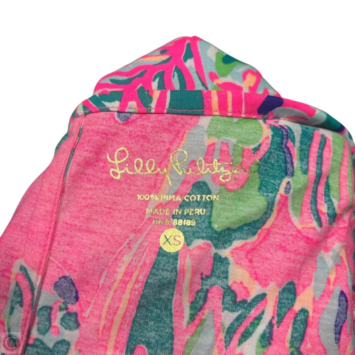 Dress Designer By Lilly Pulitzer In Green & Pink, Size: Xs