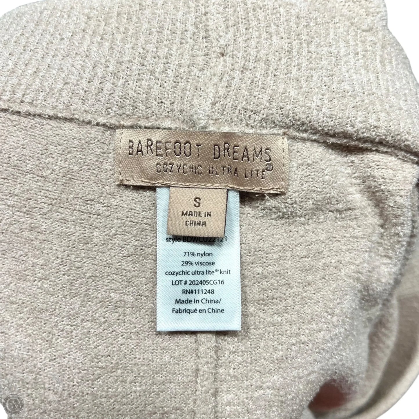 Pants Set 2pc By Barefoot Dreams In Tan, Size: S