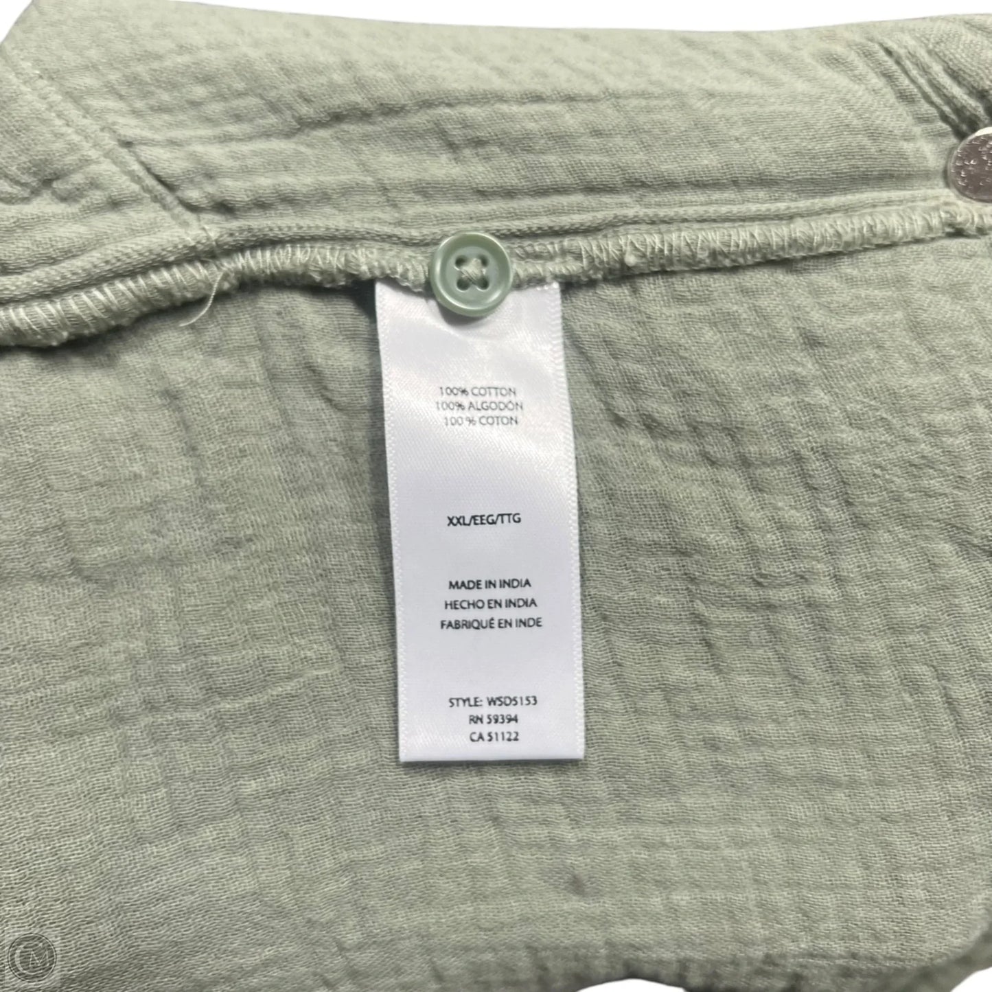 Romper By Beachlunchlounge In Green, Size: Xxl