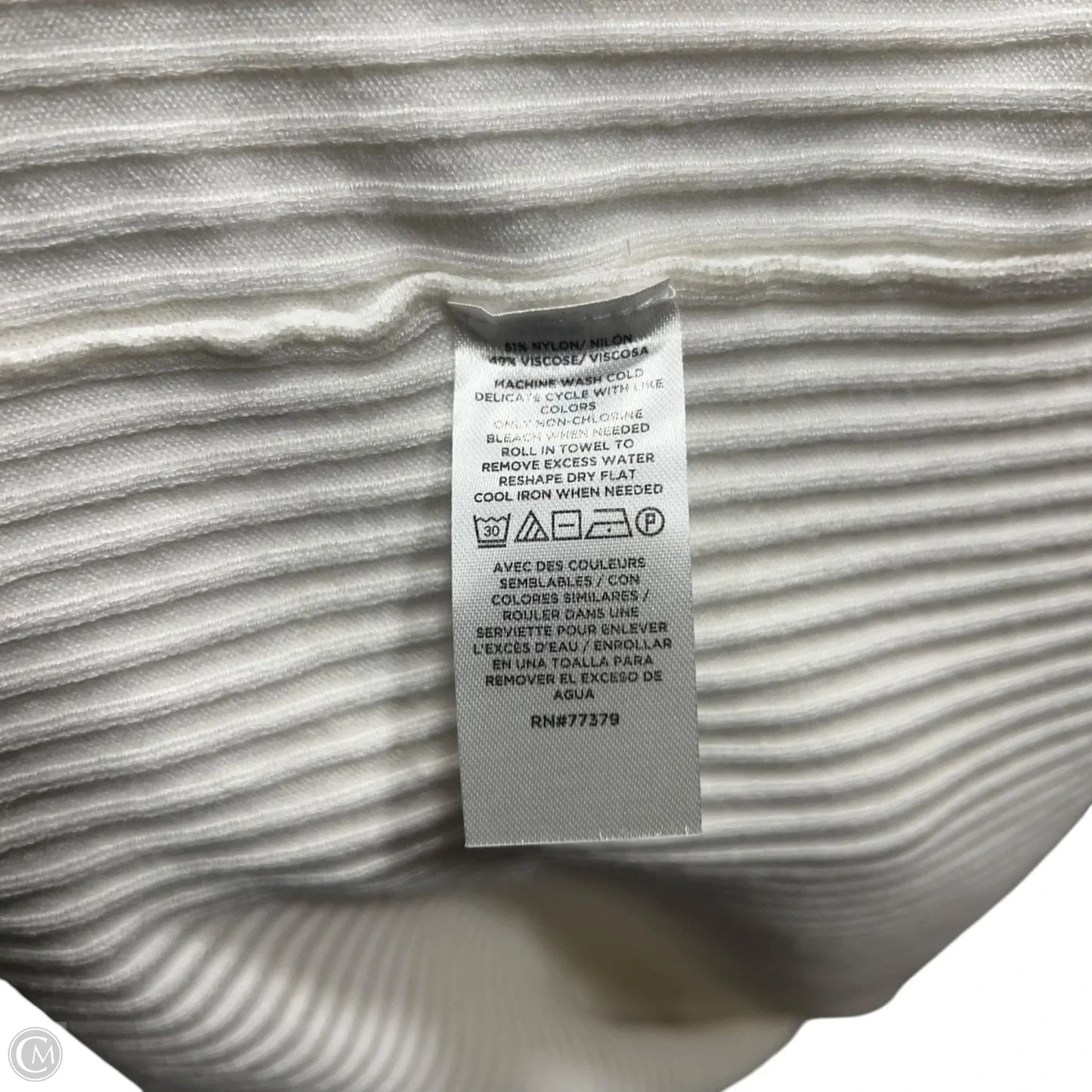 Top Sleeveless By Ann Taylor In Cream, Size: L