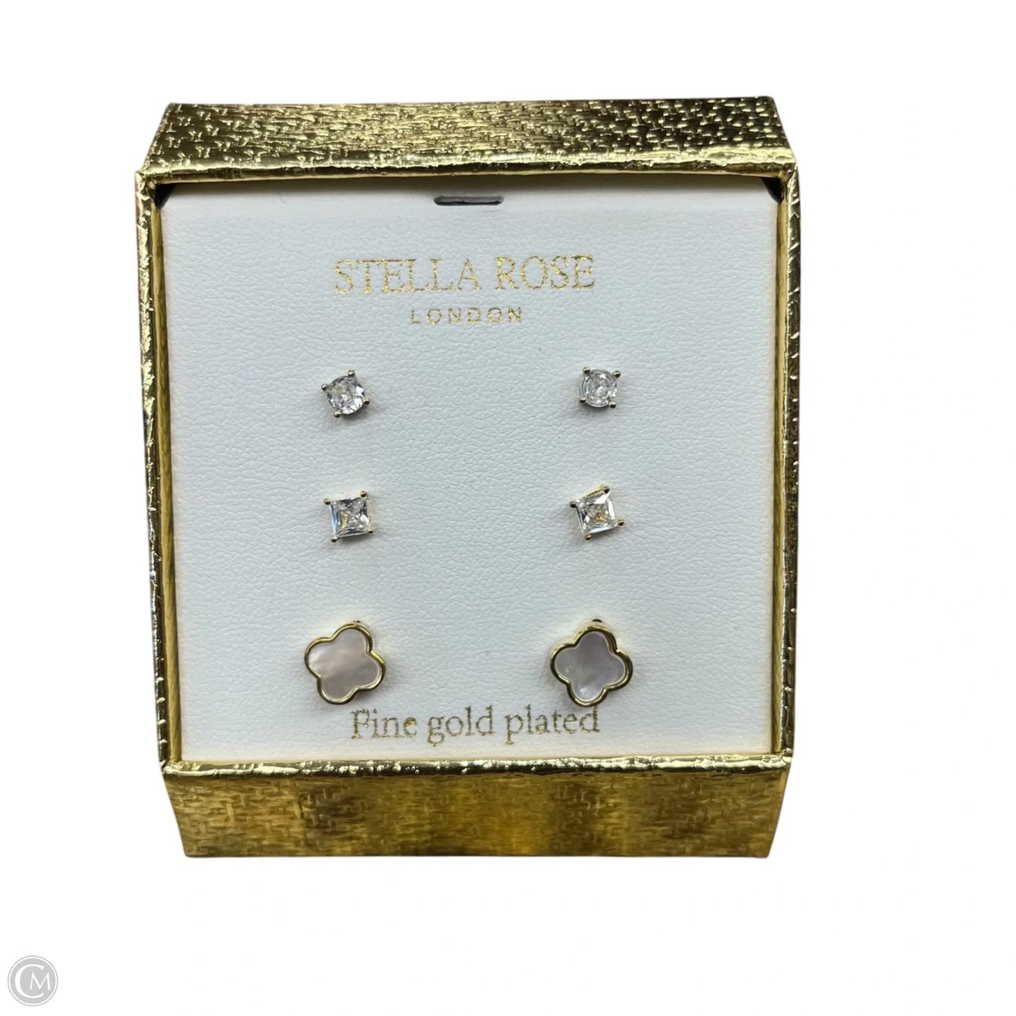 Earrings Stud By Stella Rose Size: 03 Piece Set