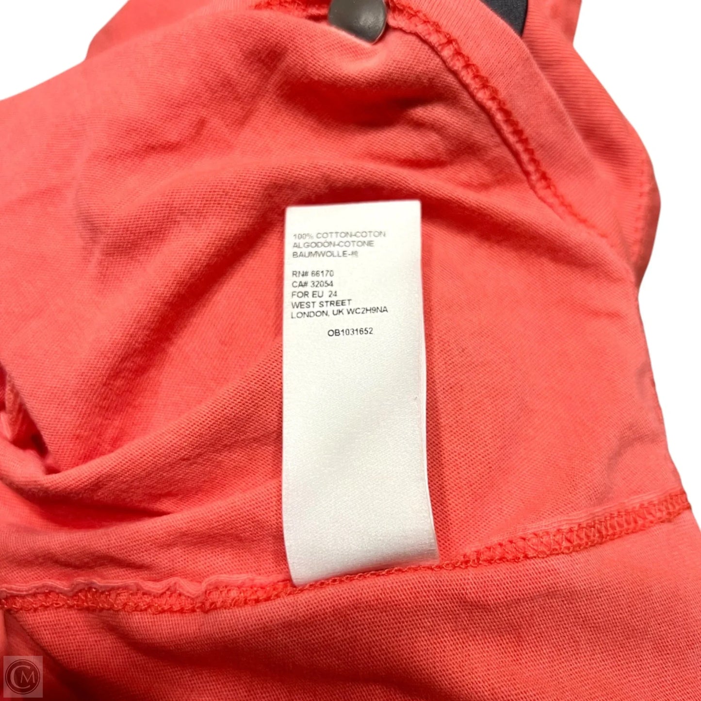Top Short Sleeve By We The Free In Orange, Size: Xs