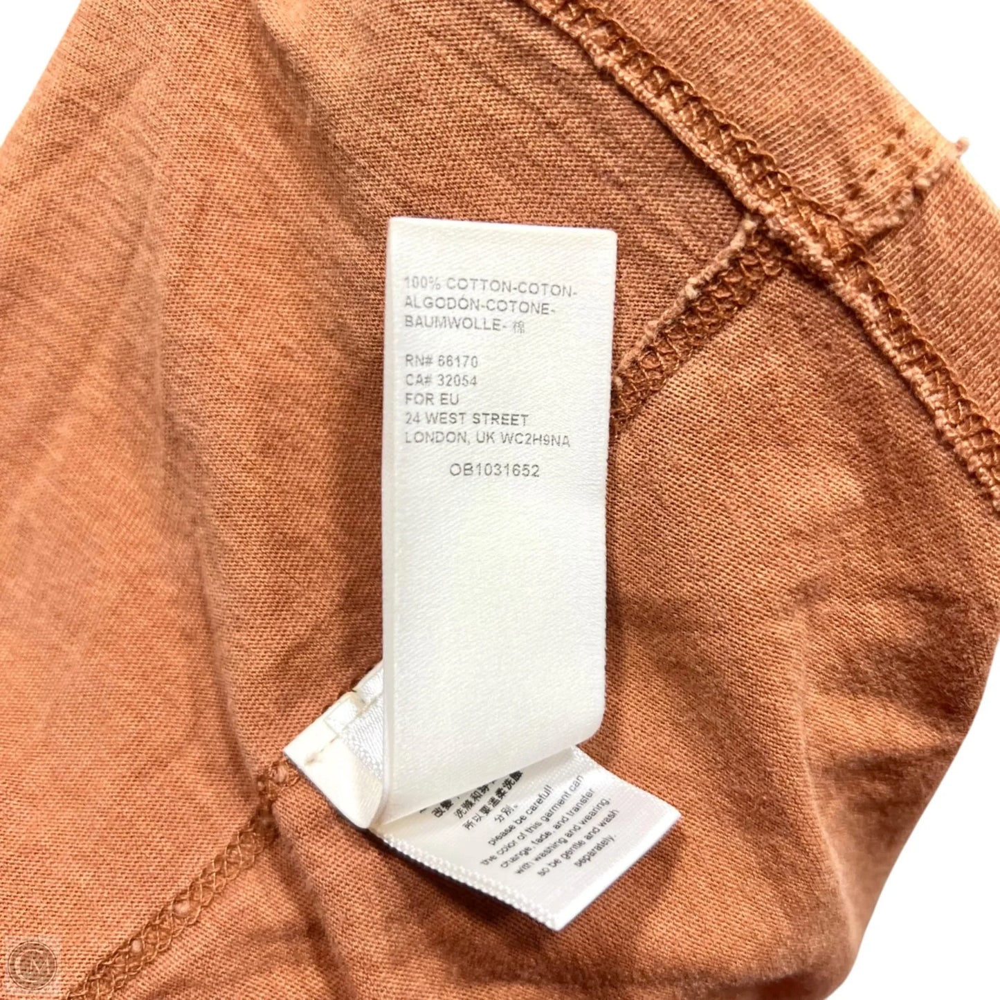 Top Short Sleeve By We The Free In Orange, Size: Xs