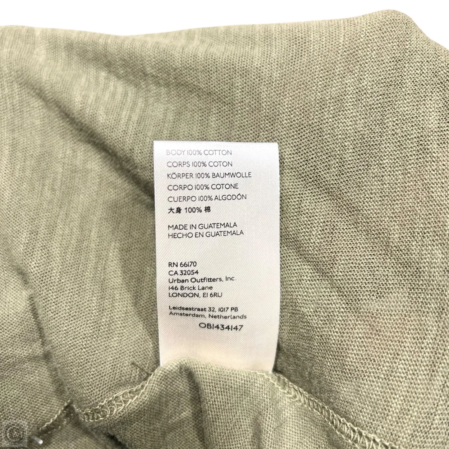 Top Short Sleeve By We The Free In Green, Size: Xs