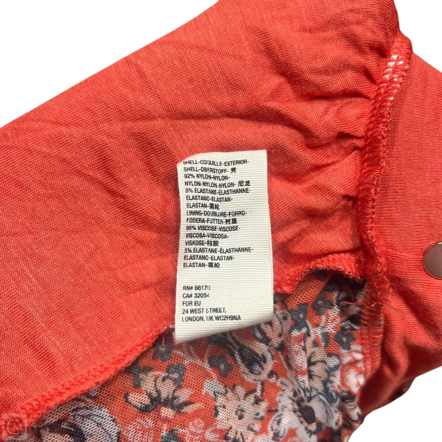 Top Long Sleeve By Free People In Orange, Size: Xs