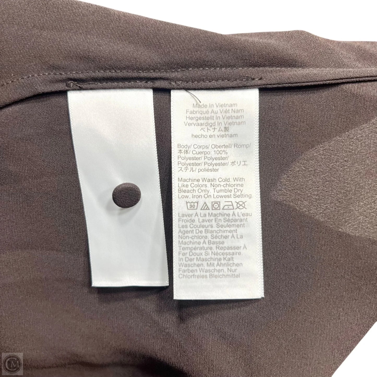 Top Long Sleeve By Madewell In Brown, Size: Xs