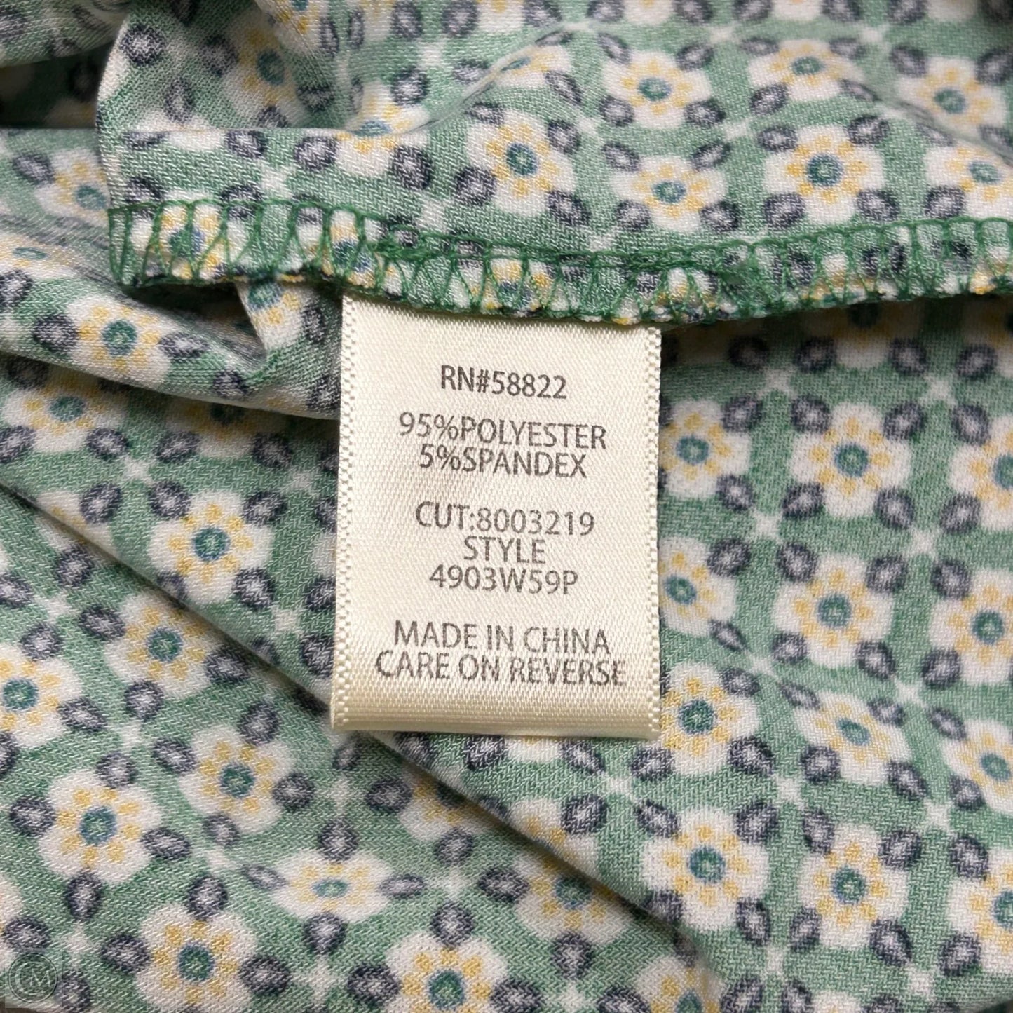 Dress Casual Midi By Max Studio In Green & Yellow, Size: L