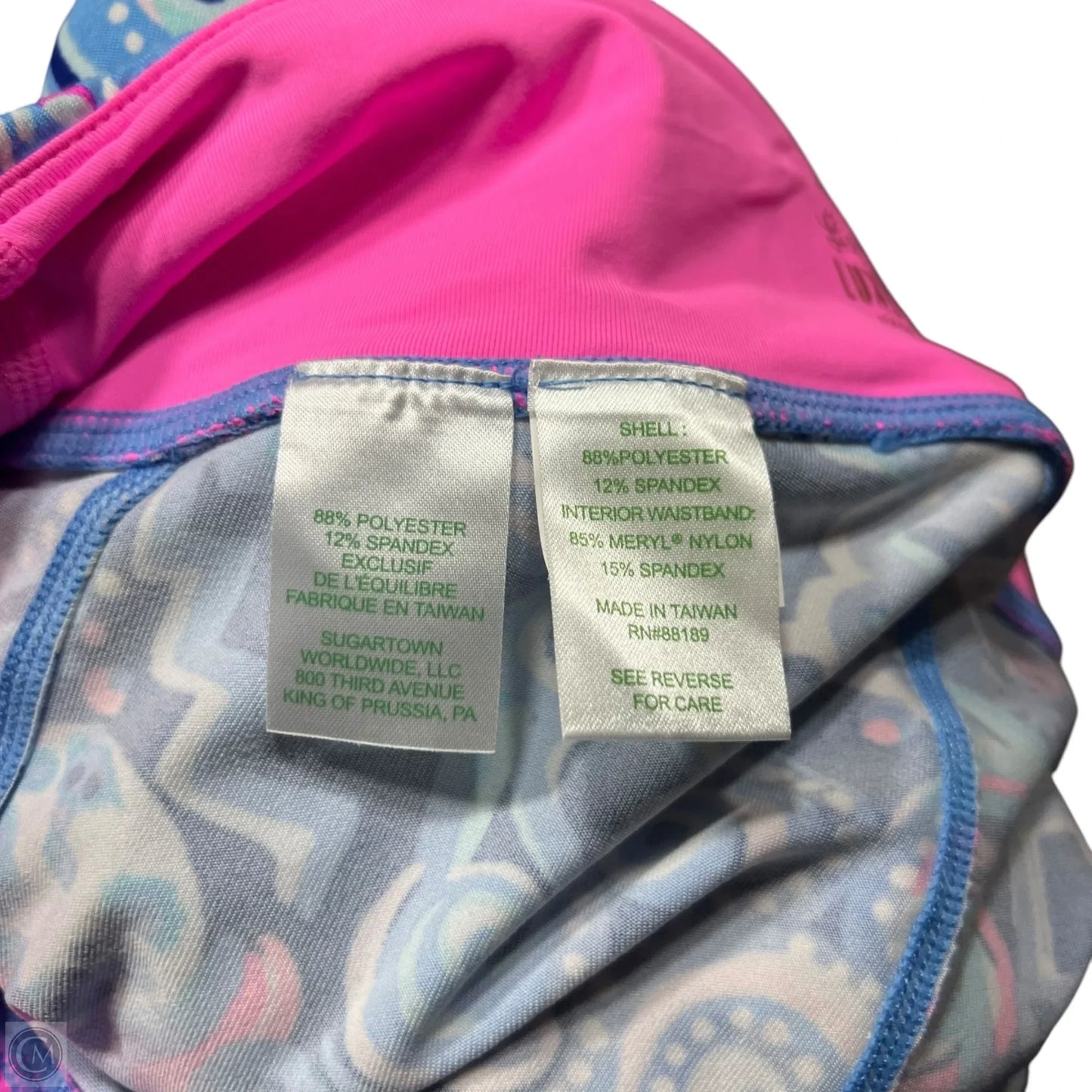 Pants Designer By Lilly Pulitzer In Blue & Pink, Size: Xs