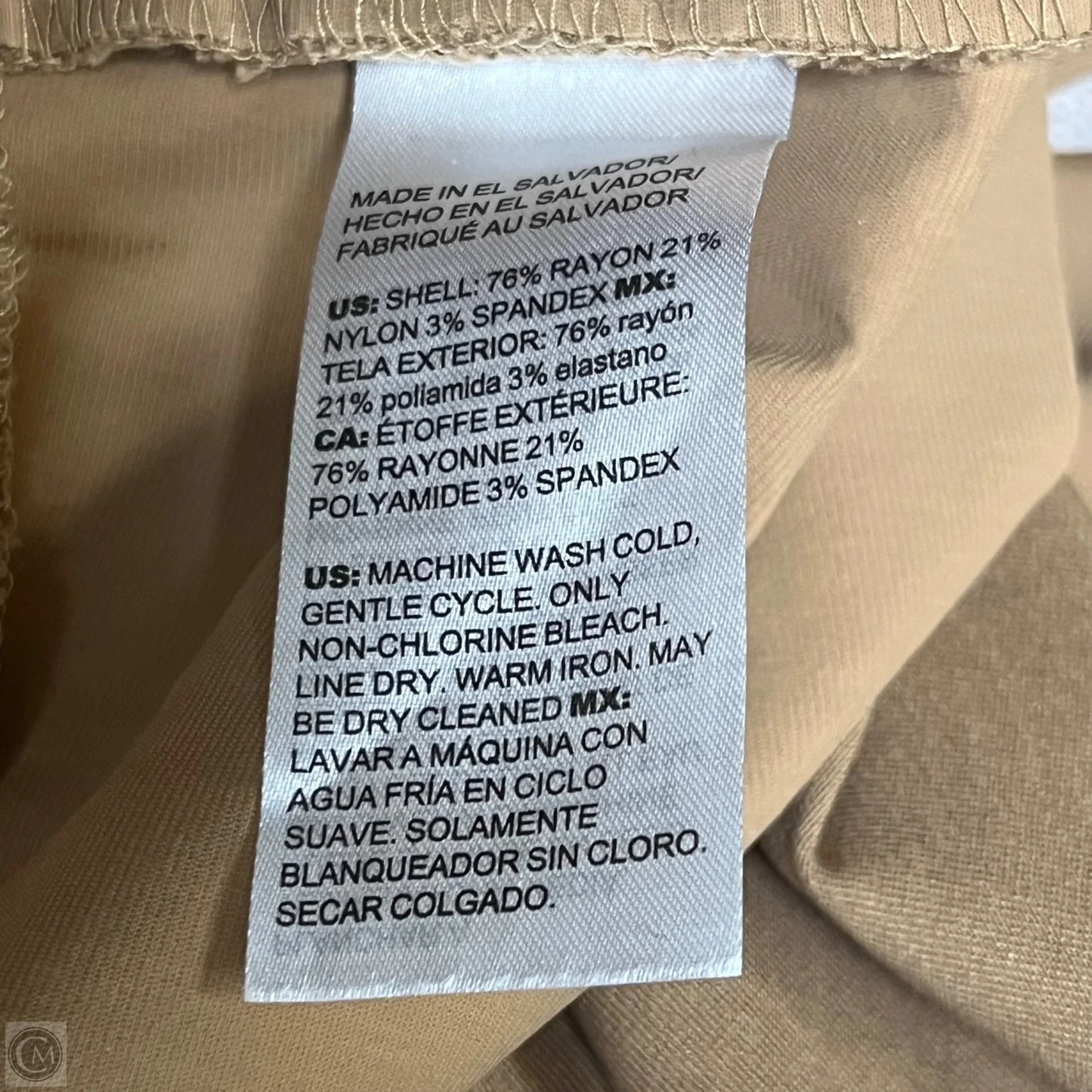 Pants Dress By Chicos In Tan, Size: 12