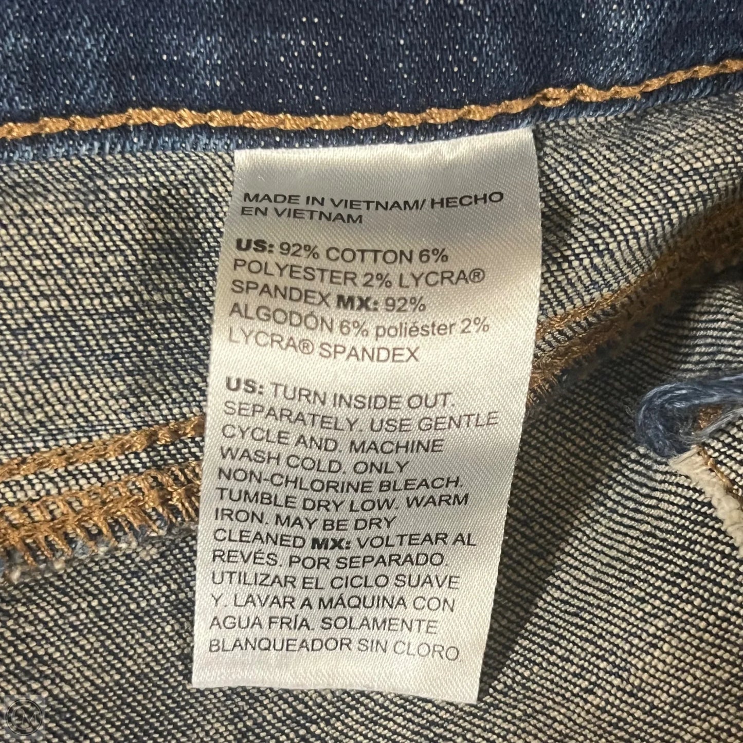 Jeans Cropped By Chicos In Blue Denim, Size: 2