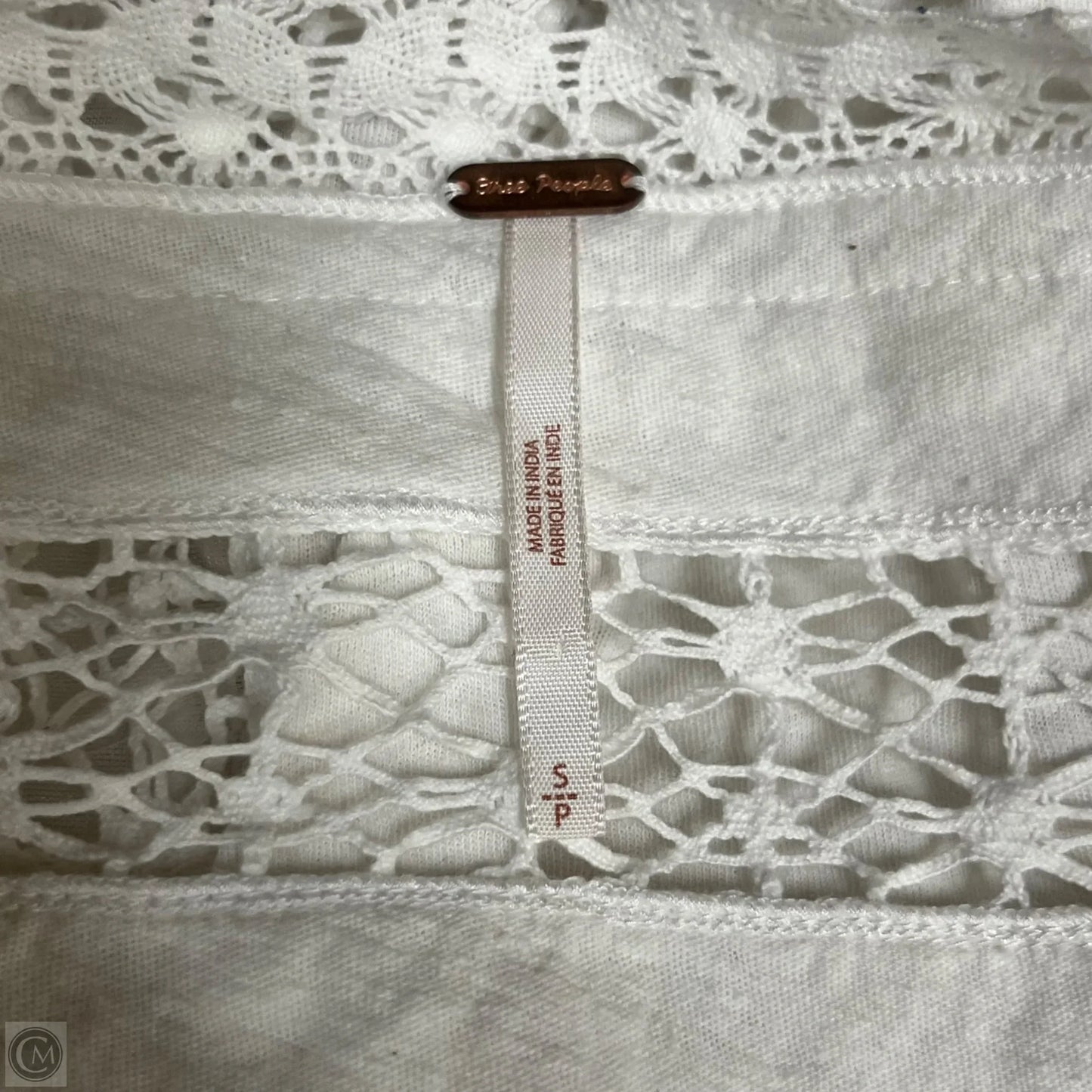 Top Long Sleeve By Free People In White, Size: S