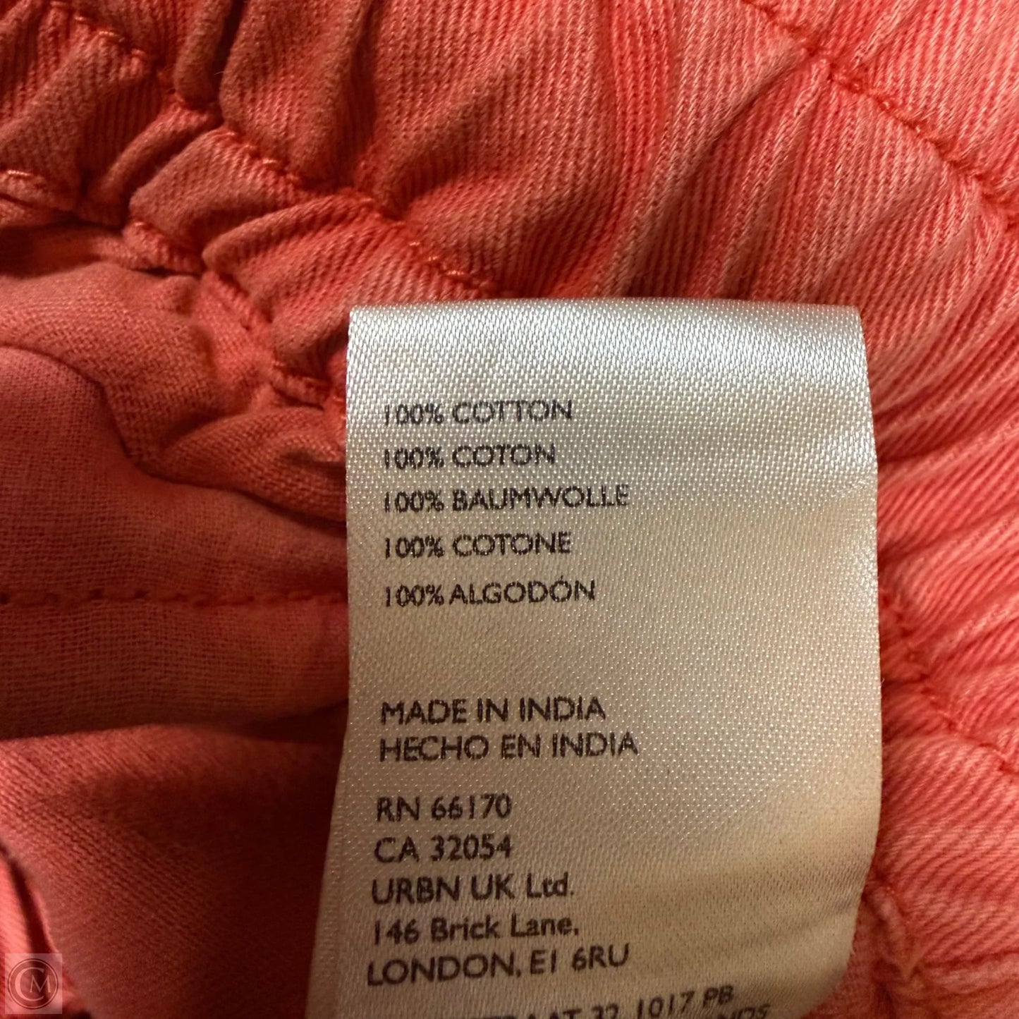 Jacket Denim By We The Free In Orange Denim, Size: Xs