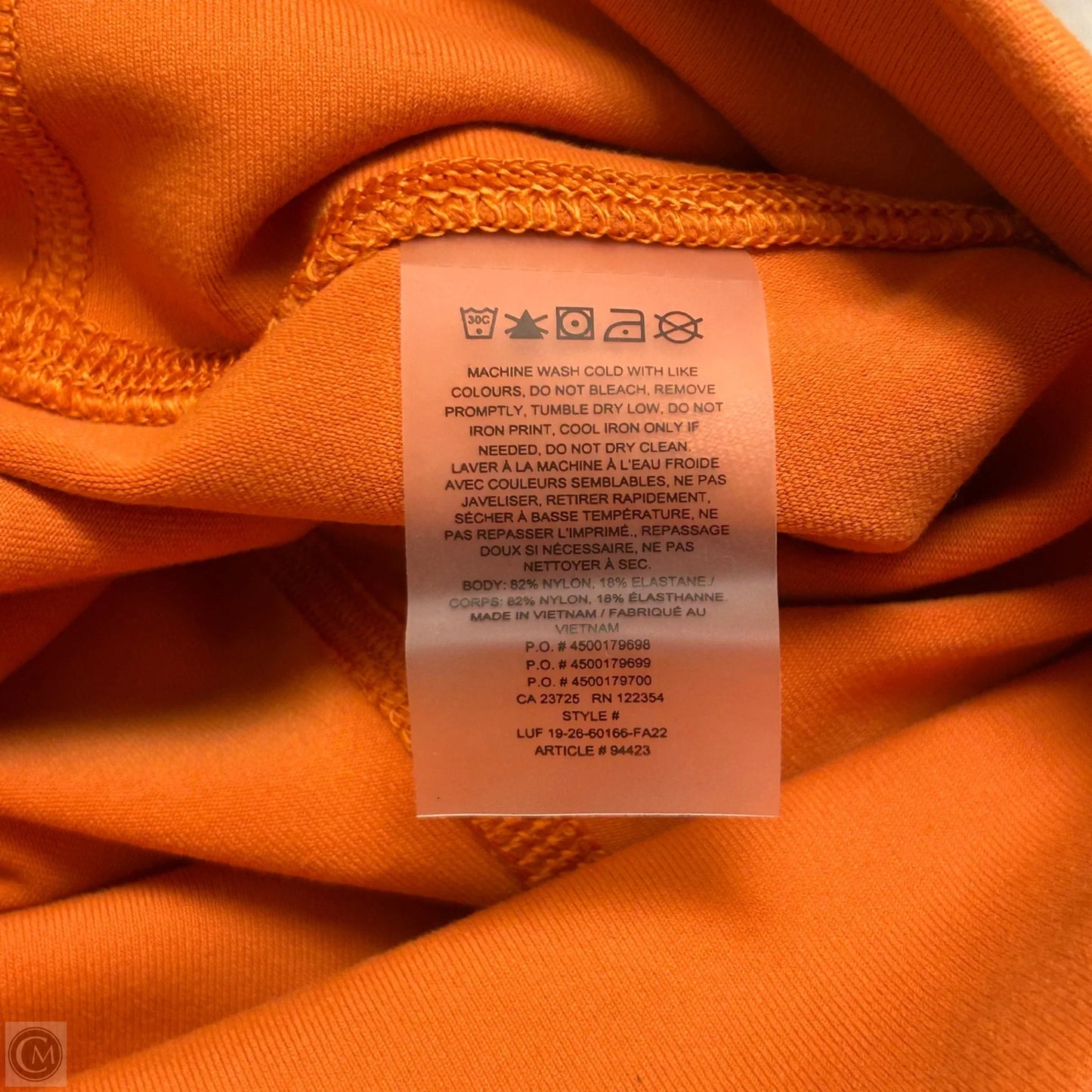 Athletic Shorts By Tna In Orange, Size: 8