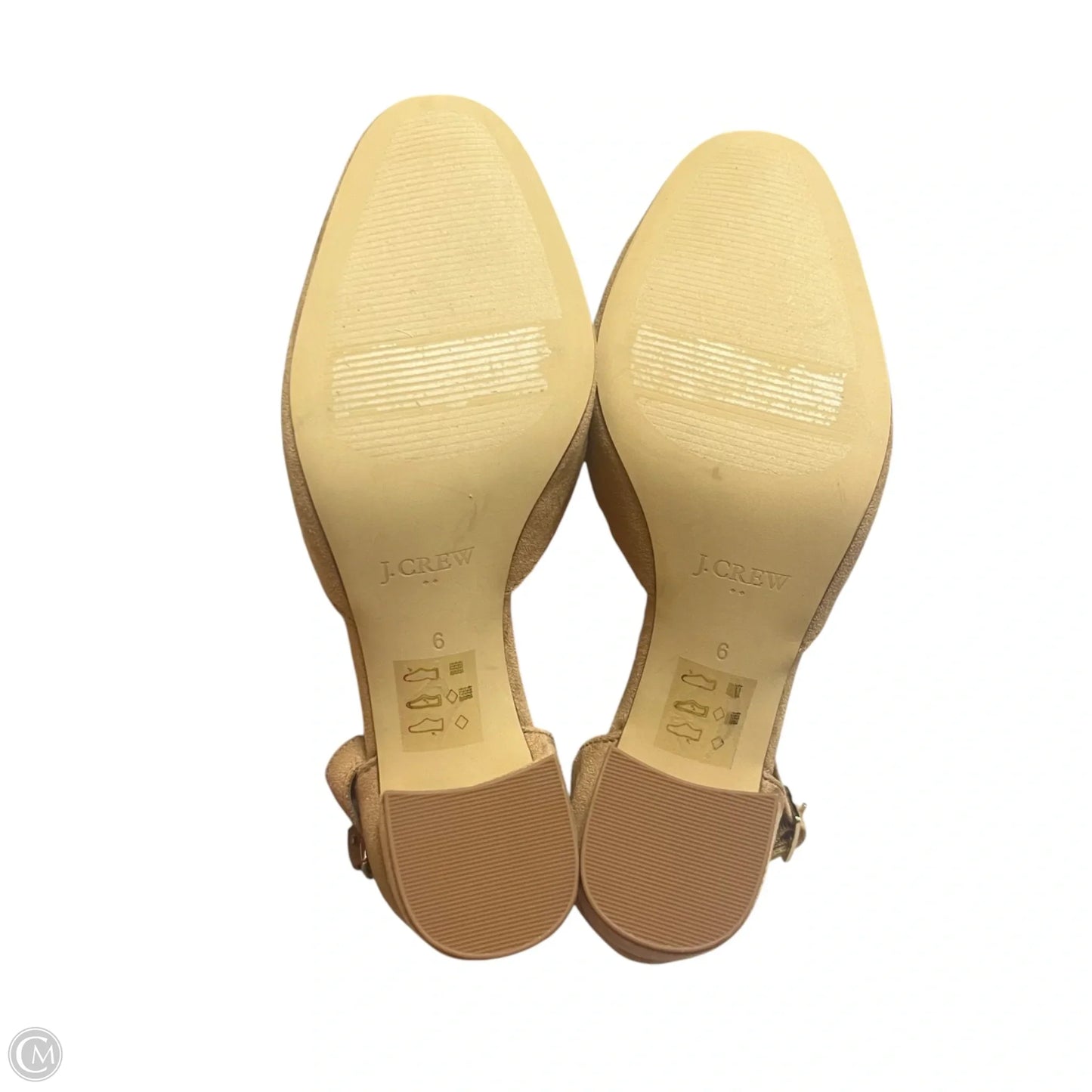 Shoes Heels Block By J. Crew In Tan, Size: 6