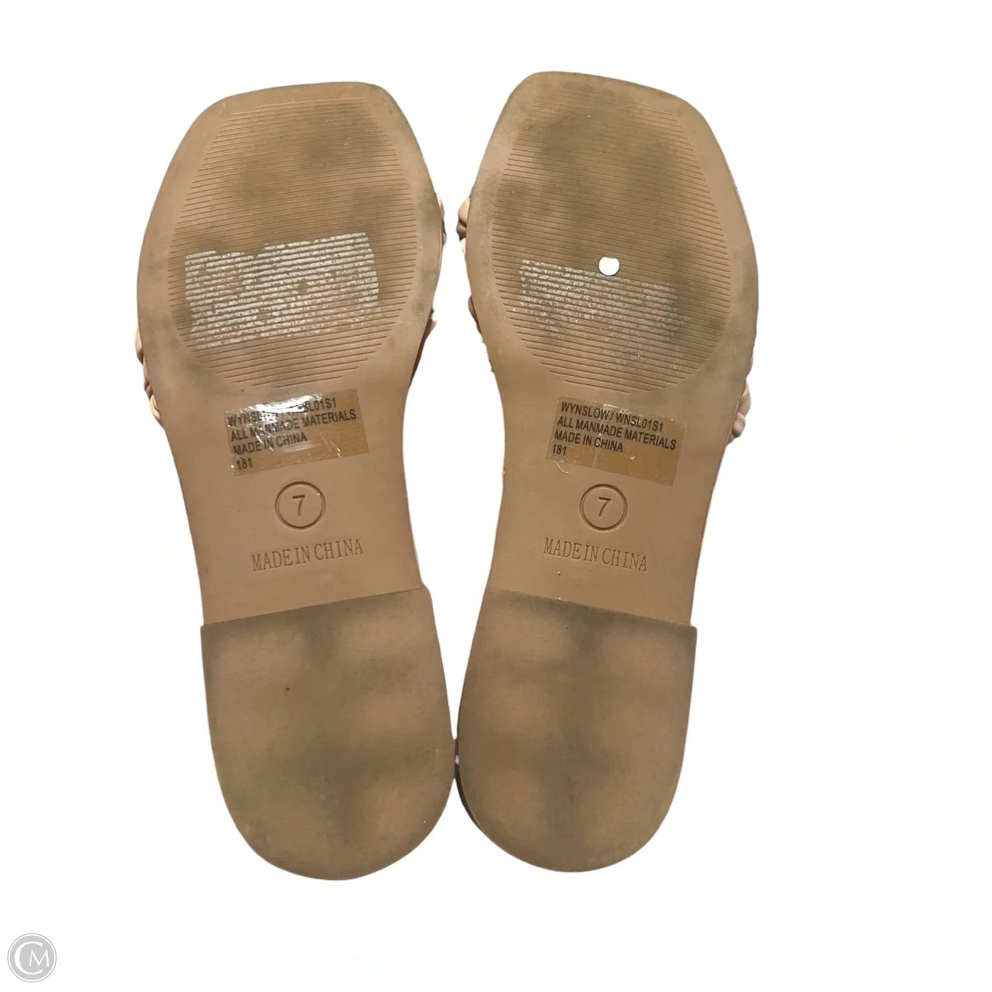 Sandals Flats By Steve Madden In Tan, Size: 7
