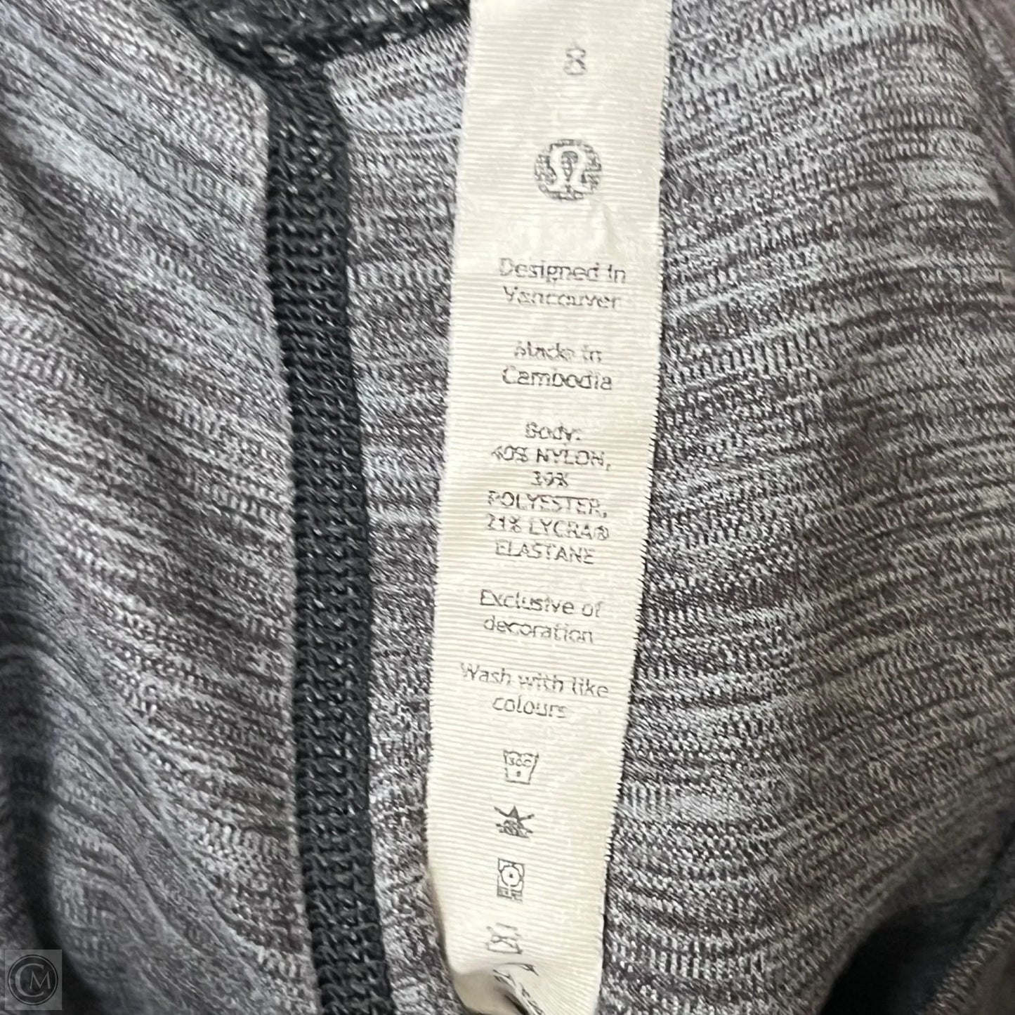 Athletic Pants By Lululemon In Grey, Size: 8