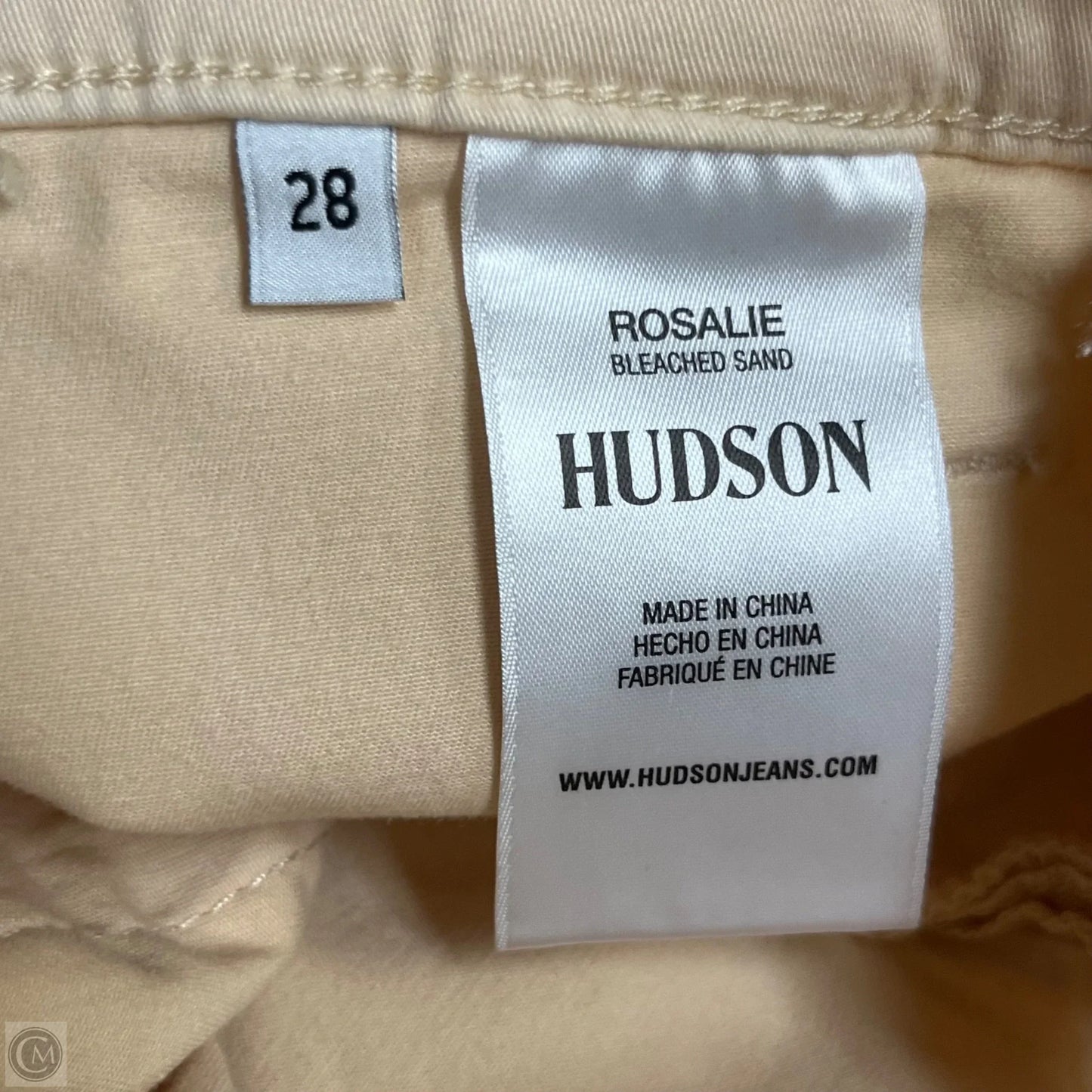 Pants Cargo & Utility By Hudson In Tan Denim, Size: 6