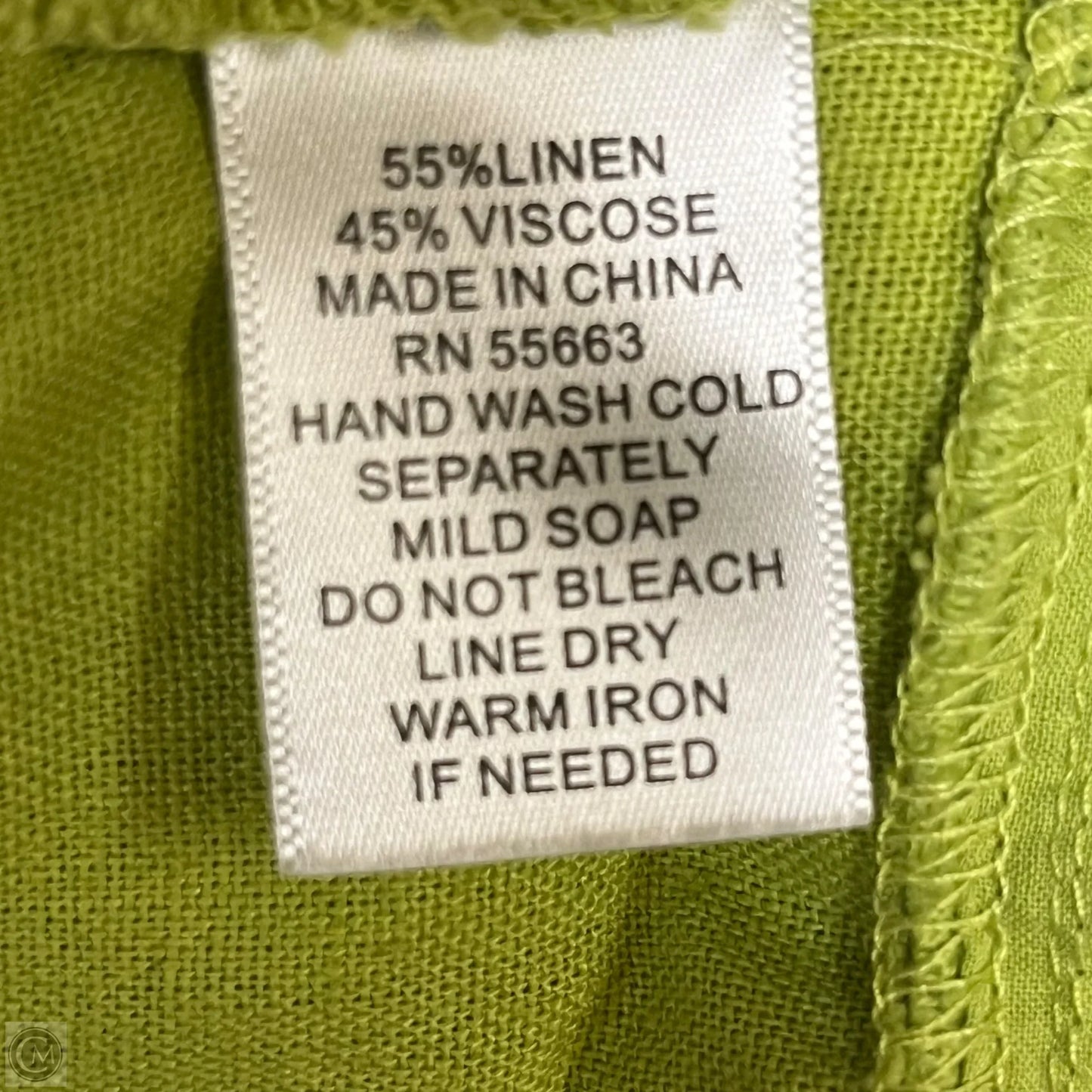 Top Sleeveless By Rachel Zoe In Green, Size: M