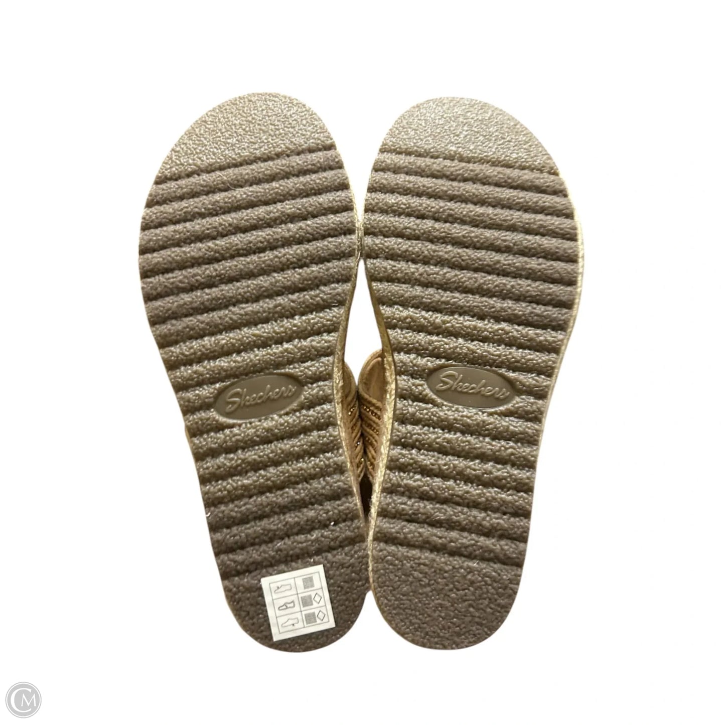 Sandals Heels Platform By Skechers In Tan, Size: 6