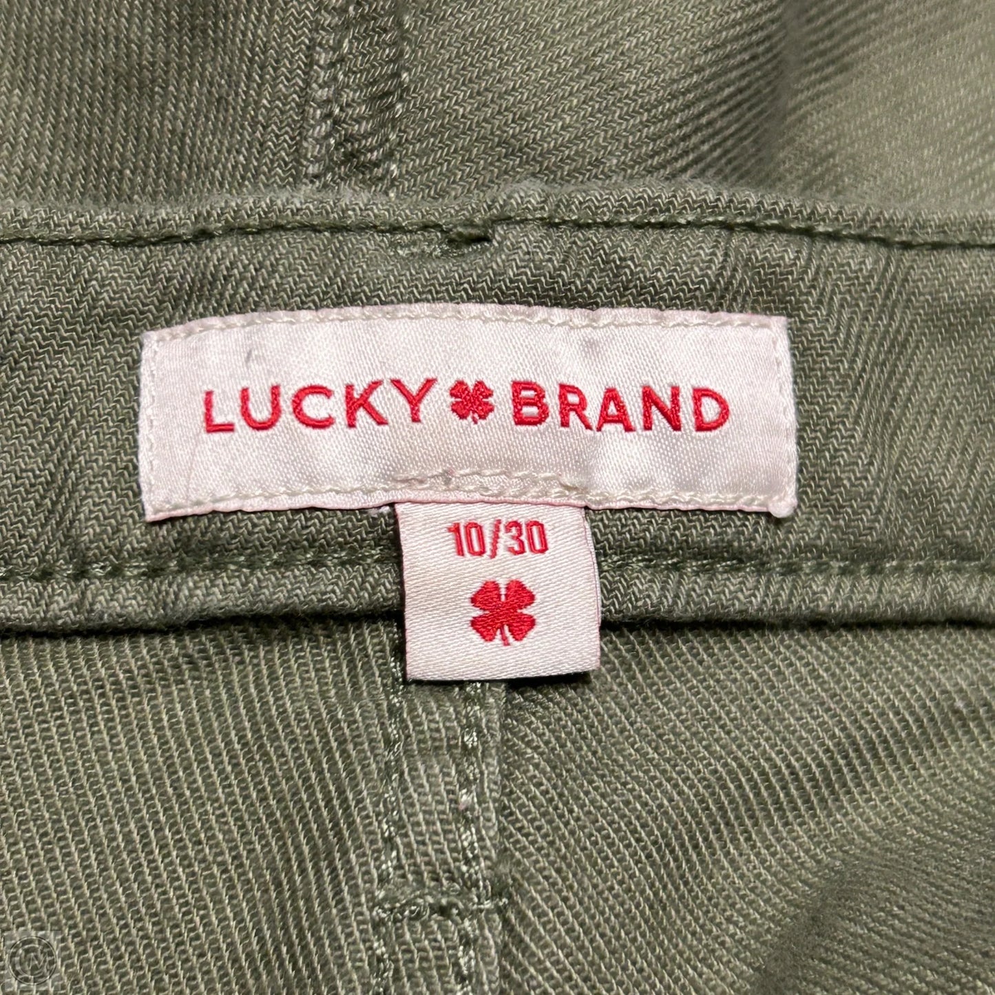 Pants Cargo & Utility By Lucky Brand In Green Denim, Size: 10