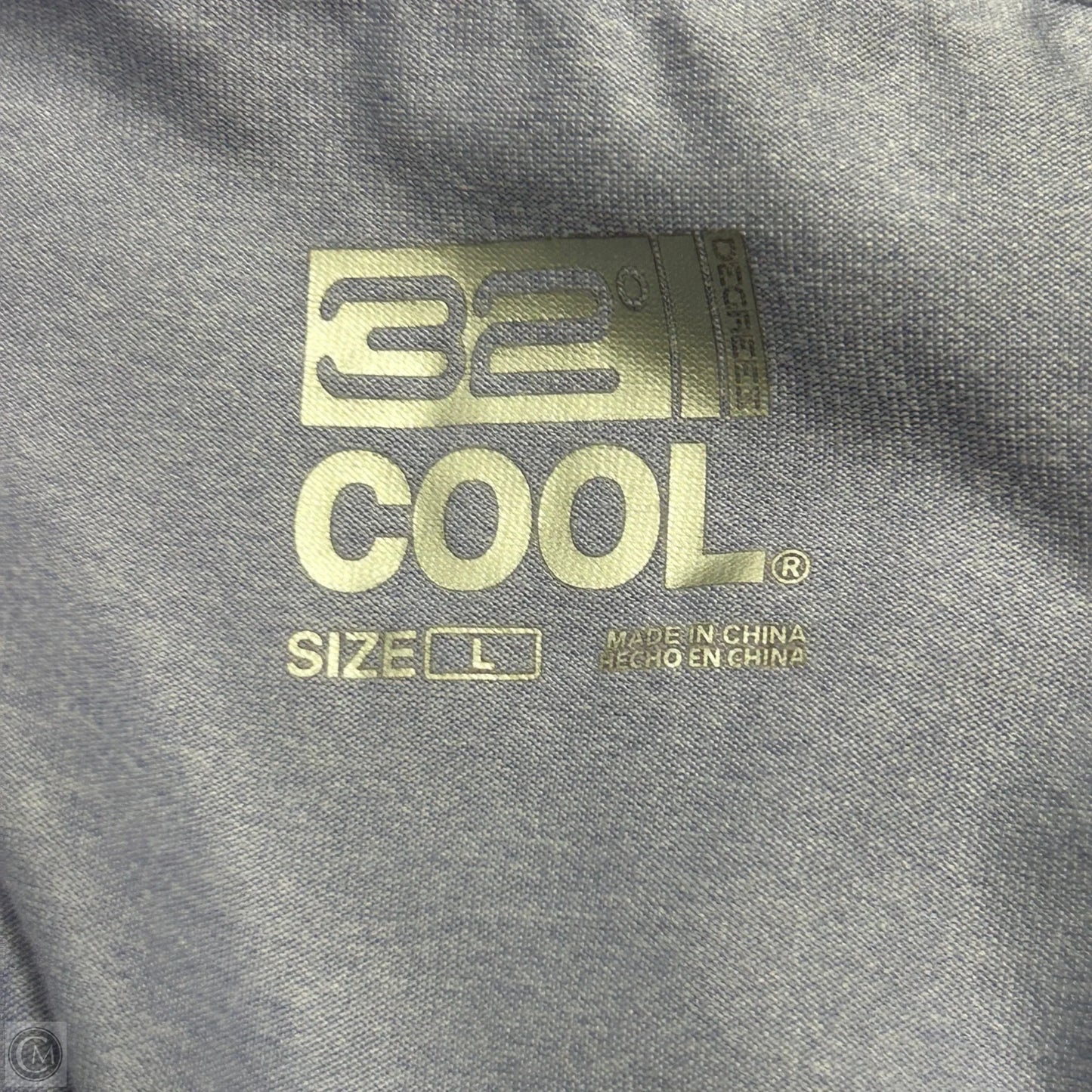 Athletic Top Short Sleeve By 32 Degrees In Purple, Size: L