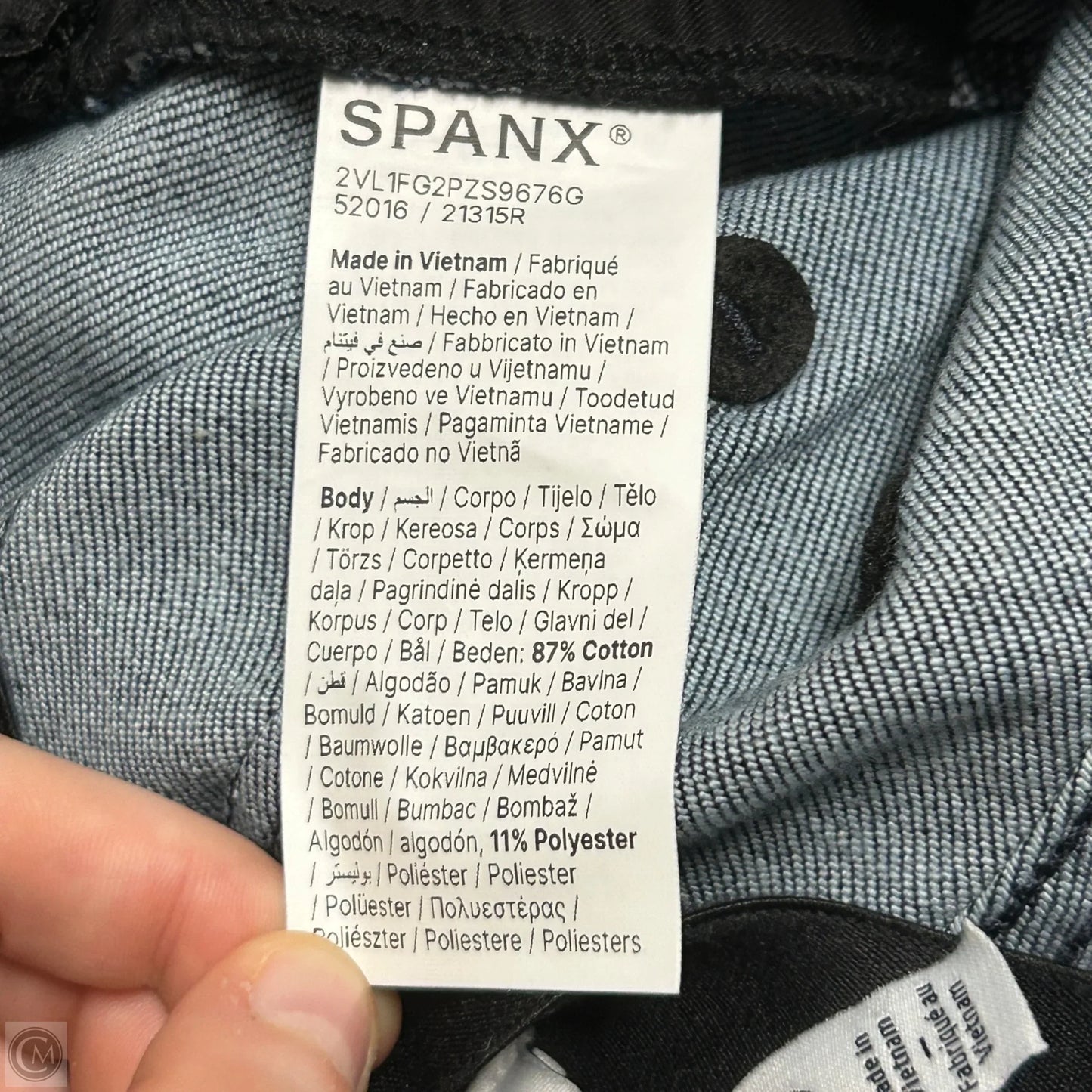Shorts By Spanx In Blue Denim, Size: 8
