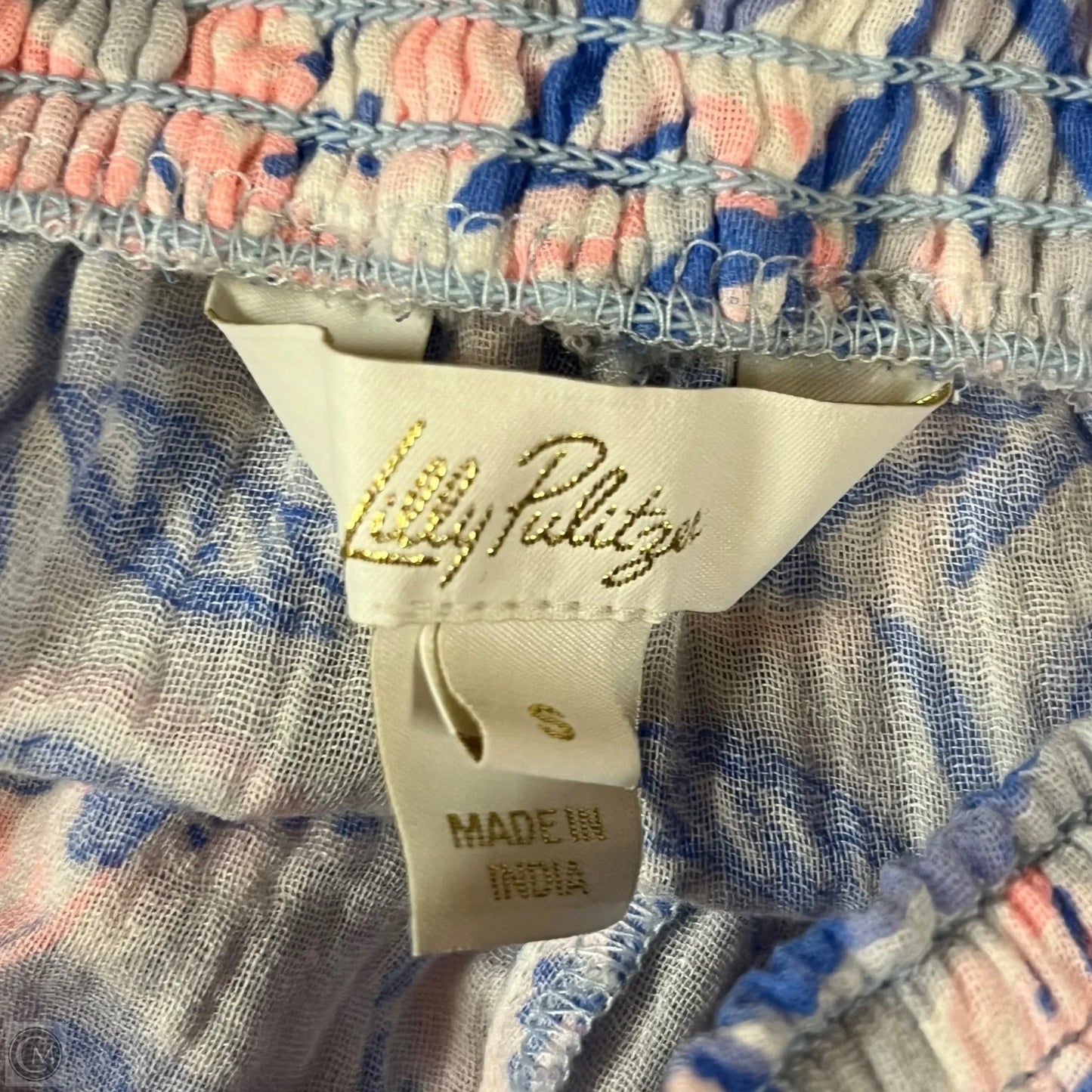 Pants Designer By Lilly Pulitzer In Blue & Pink, Size: S