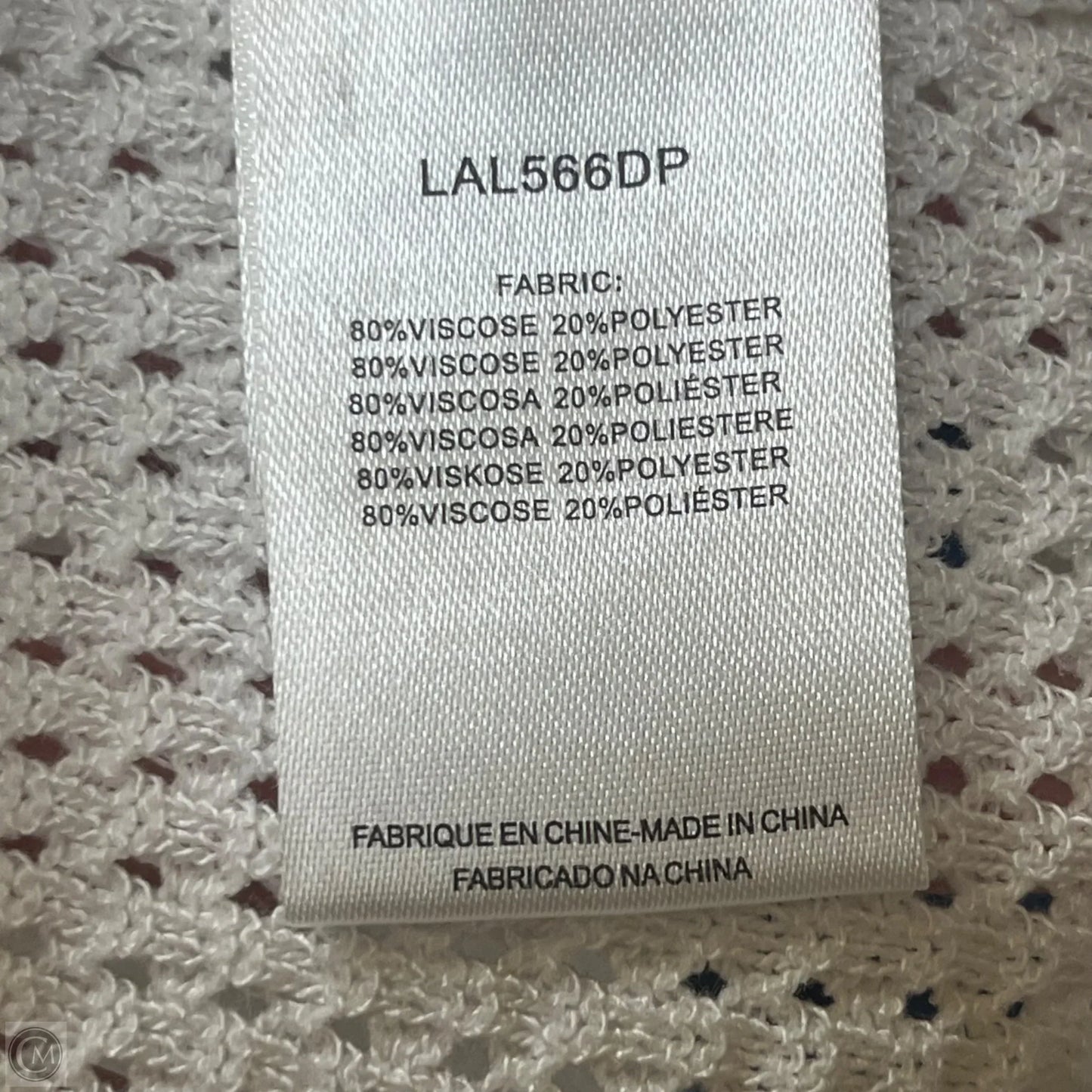 Top Sleeveless By Lili Sidonio In Cream, Size: L