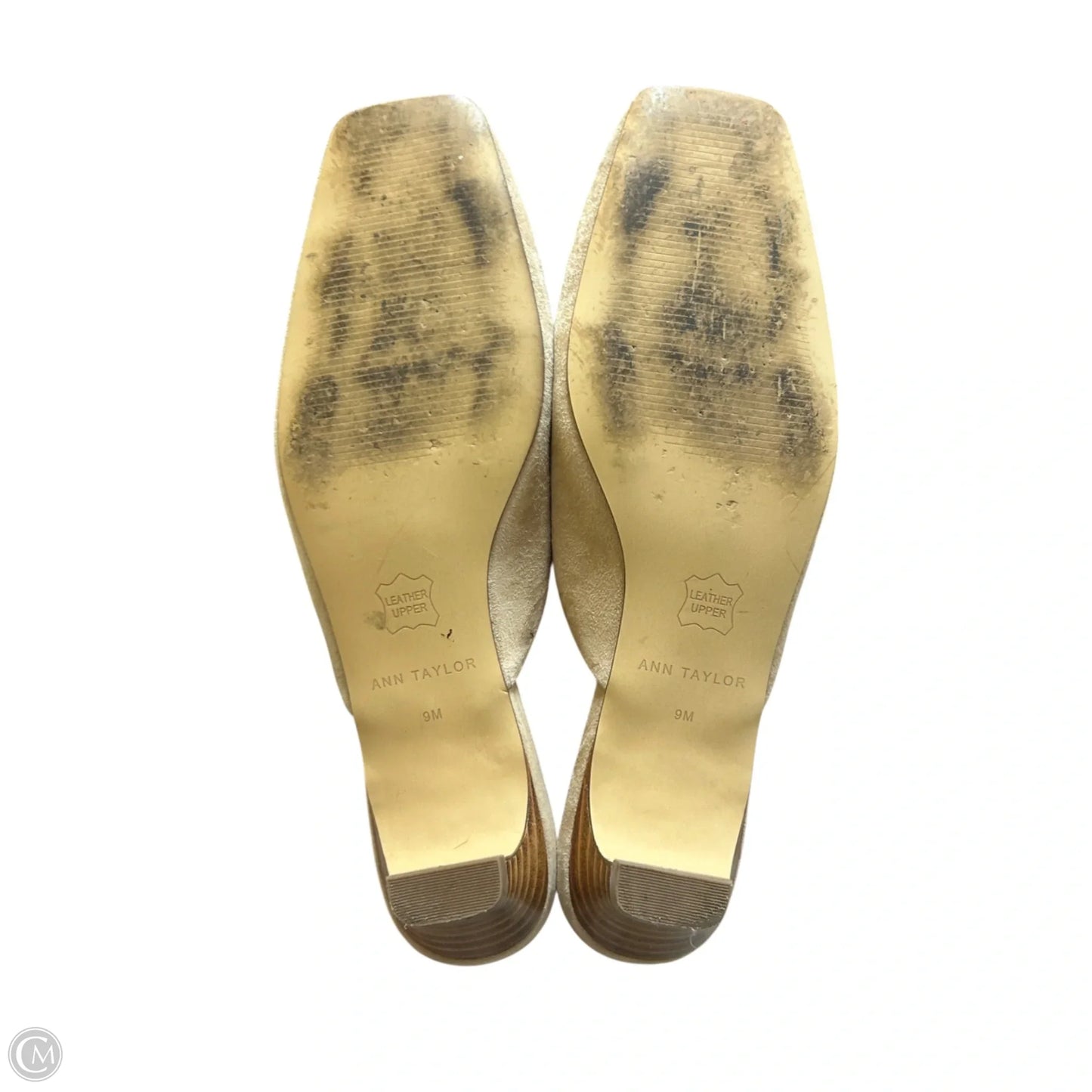 Shoes Heels Block By Ann Taylor In Tan, Size: 9