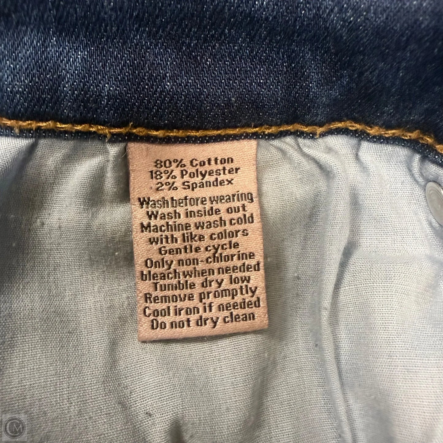 Jeans Cropped By Juicy Couture In Blue Denim, Size: 10