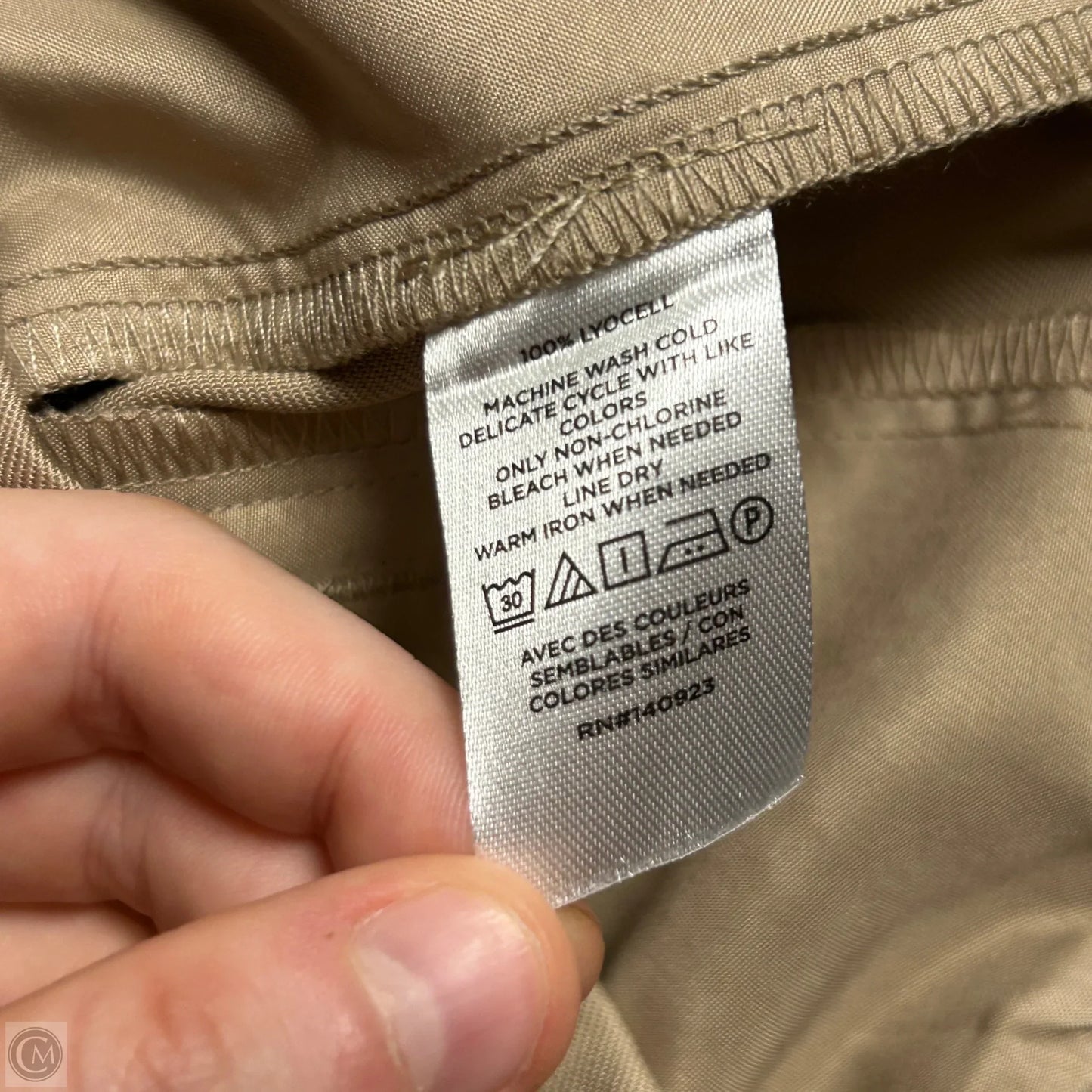 Pants Linen By Loft In Tan, Size: 0p