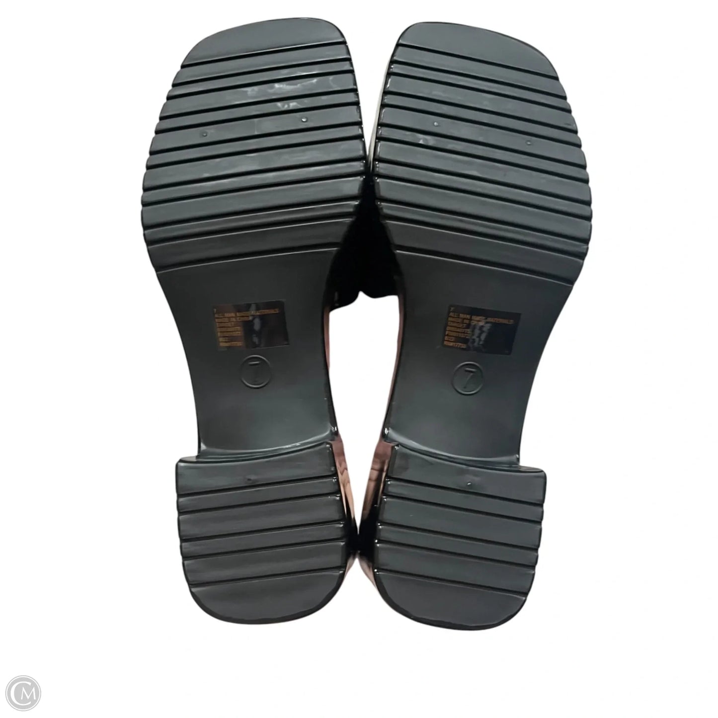 Sandals Heels Block By Wild Fable In Black, Size: 7