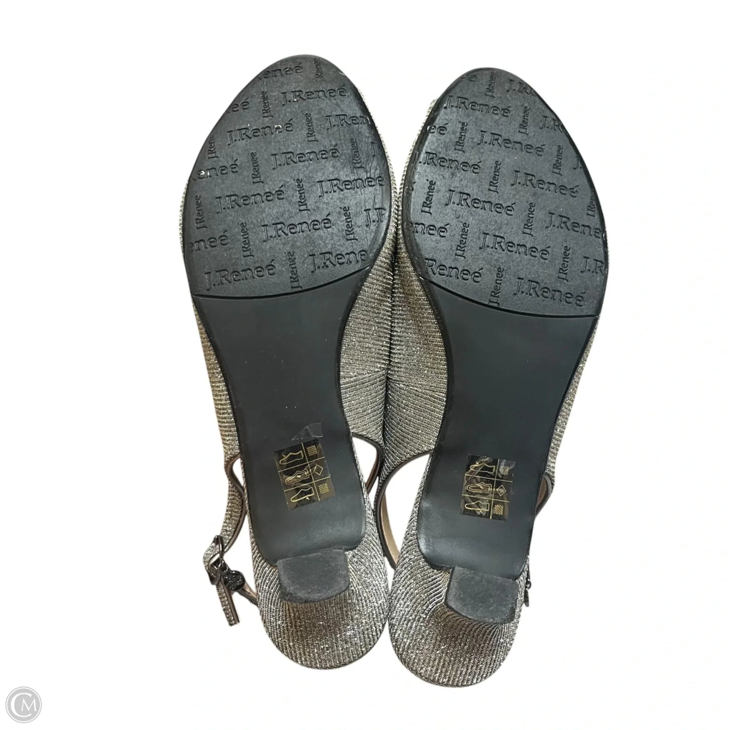 Shoes Heels Kitten By J Renee In Silver, Size: 11