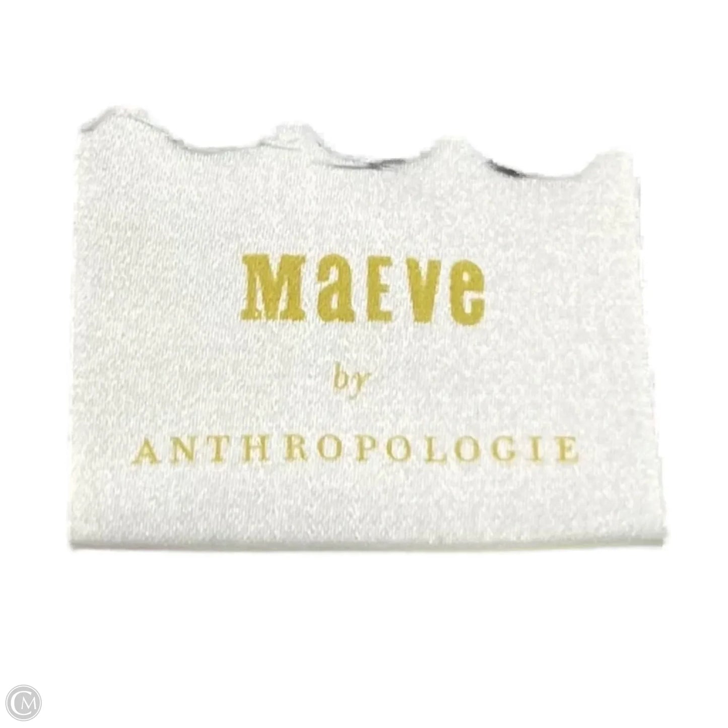 Top Short Sleeve By Maeve In Yellow, Size: 2p