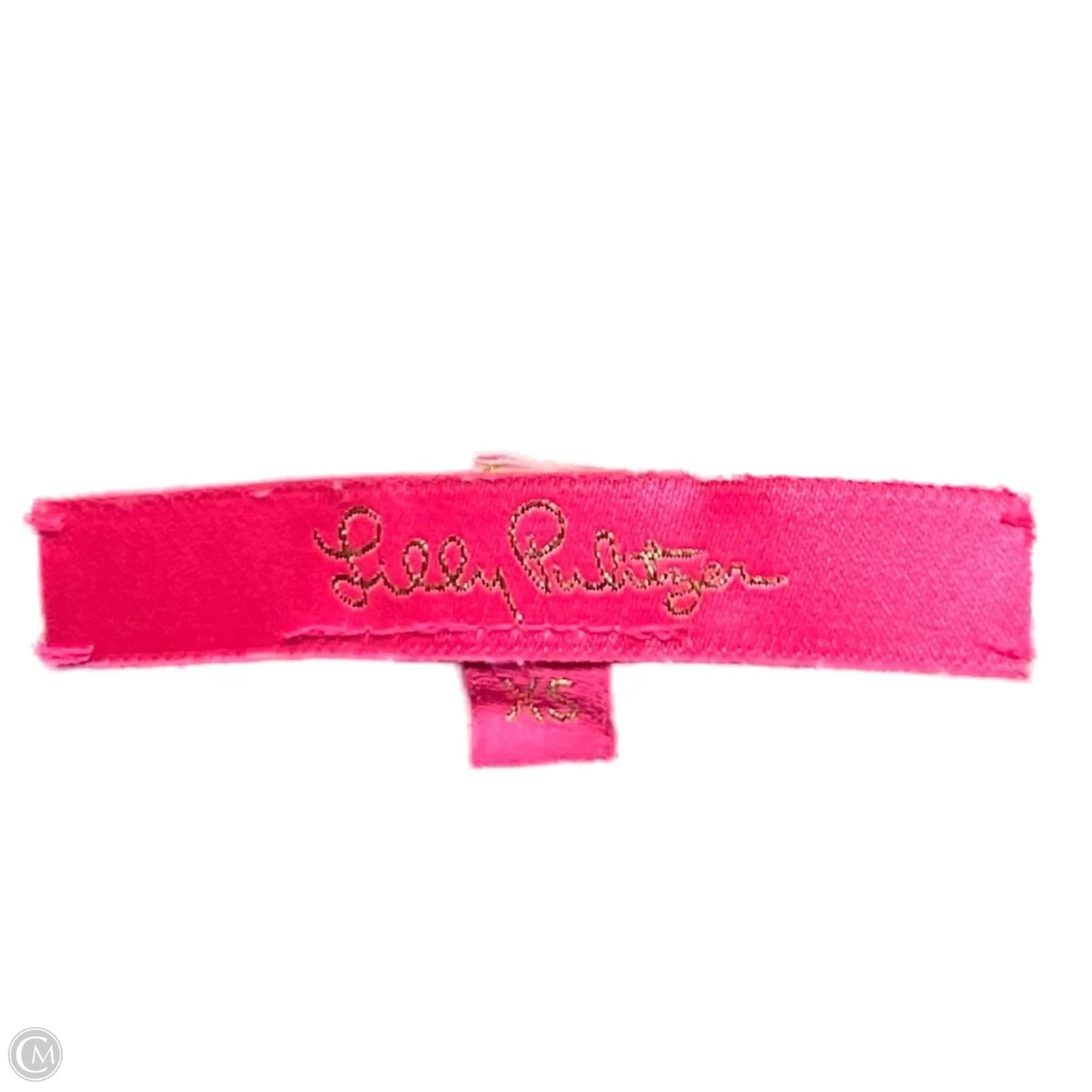 Top 3/4 Sleeve Designer By Lilly Pulitzer In Blue & Pink, Size: Xs
