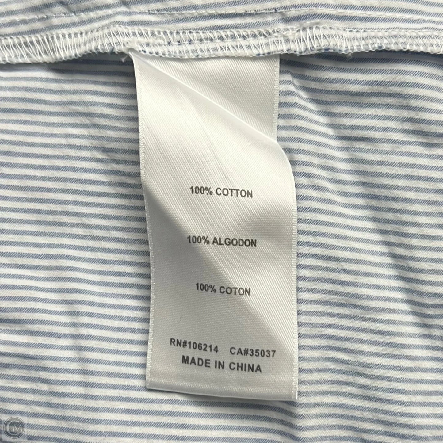 Top 3/4 Sleeve By Joes Jeans In Blue & White, Size: S