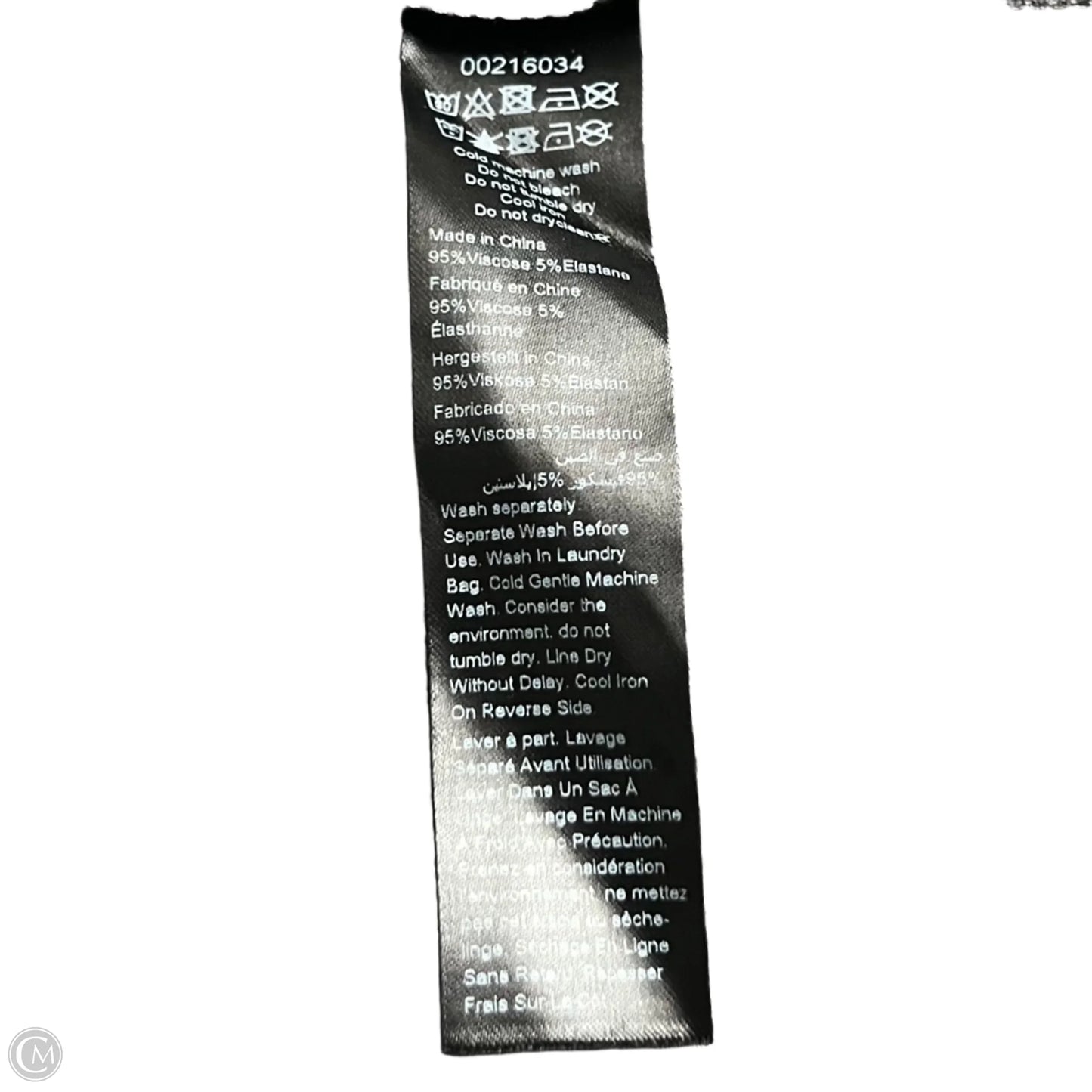 Top Short Sleeve By Ave Leisure In Grey & Silver, Size: 3x