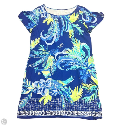 Dress Designer By Lilly Pulitzer In Blue & Green, Size: Xl
